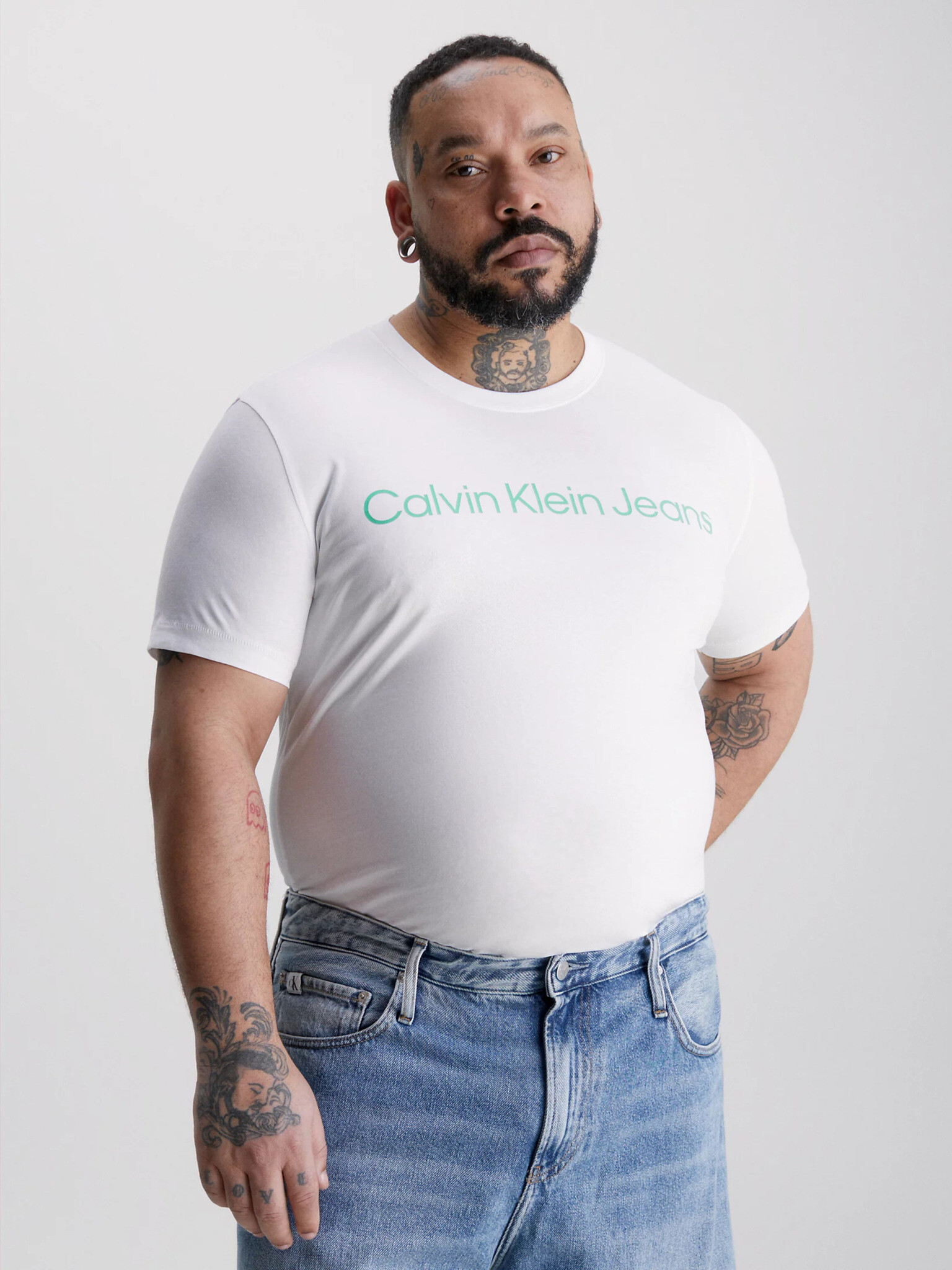 Calvin Klein Jeans T-shirt Byal - Pepit.bg