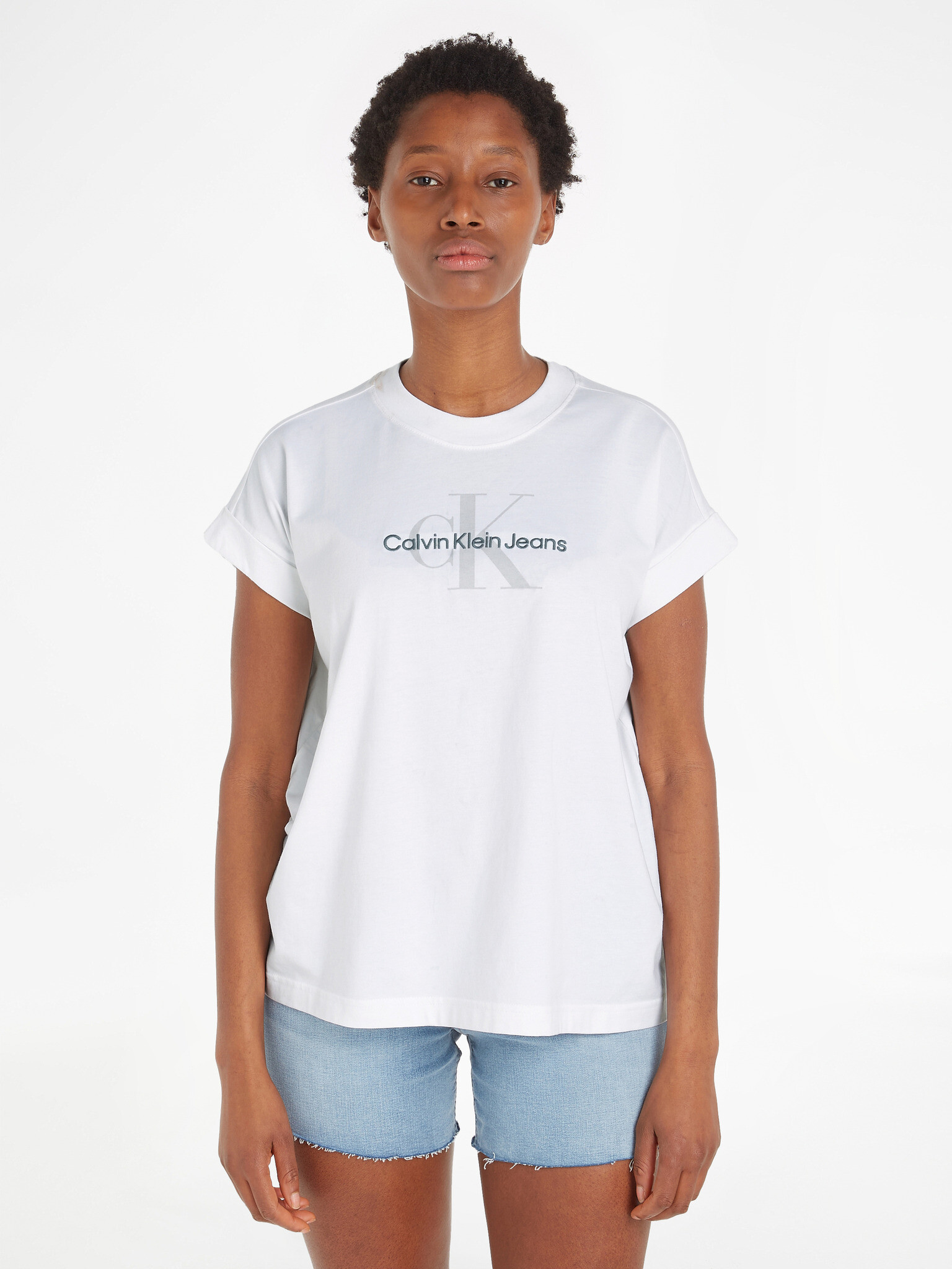 Calvin Klein Jeans T-shirt Byal - Pepit.bg