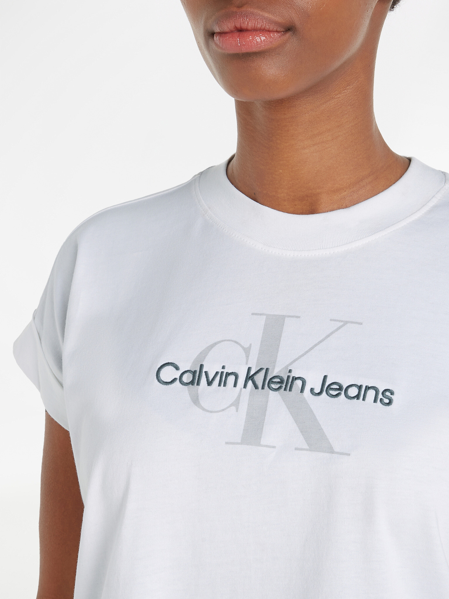 Calvin Klein Jeans T-shirt Byal - Pepit.bg