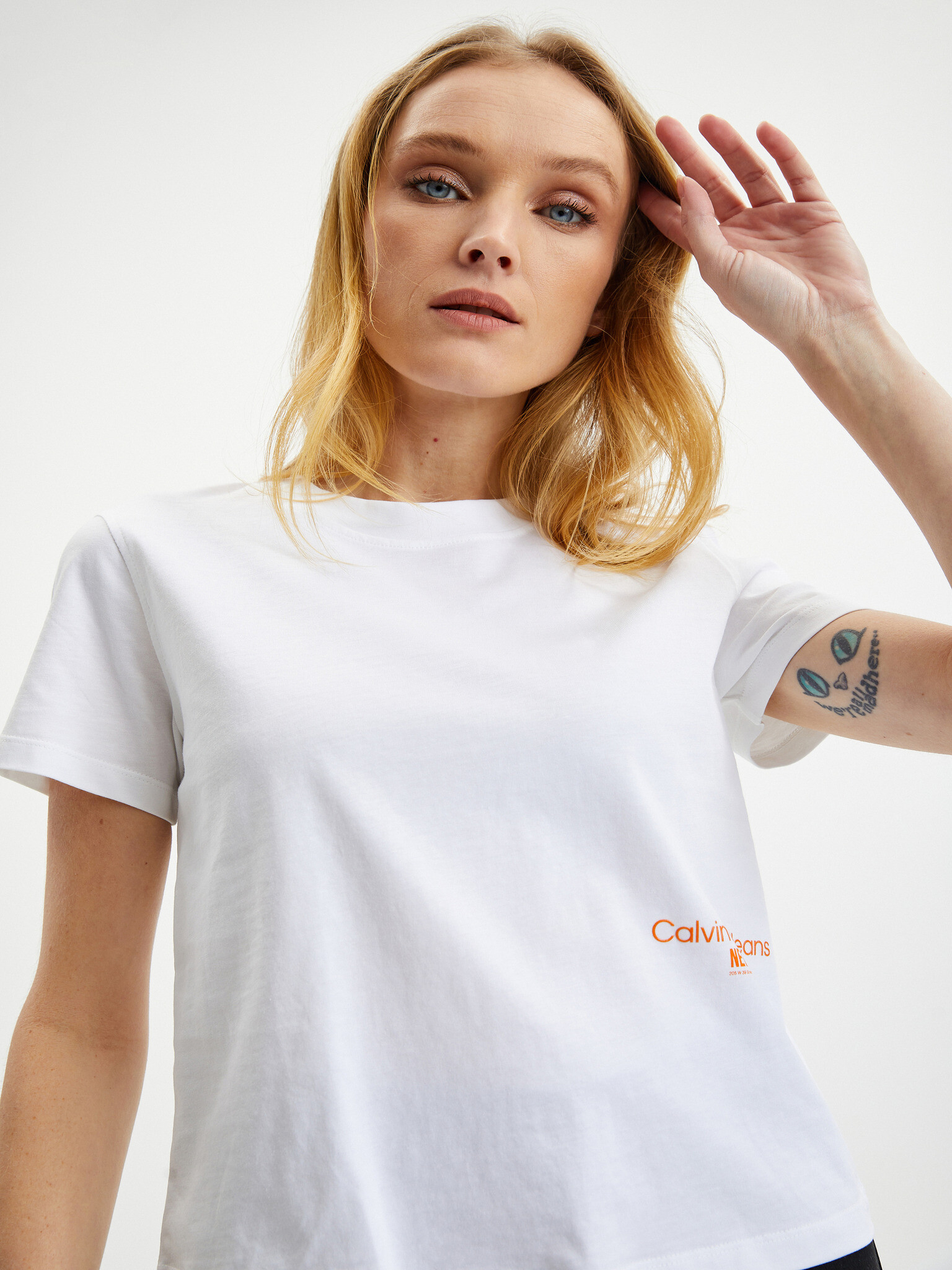 Calvin Klein Jeans T-shirt Byal - Pepit.bg