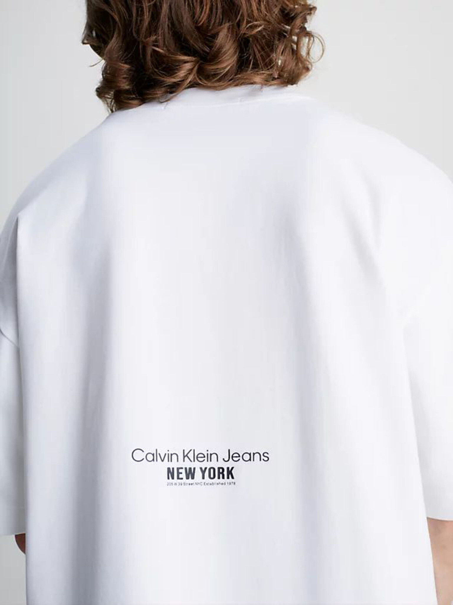 Calvin Klein Jeans T-shirt Byal - Pepit.bg