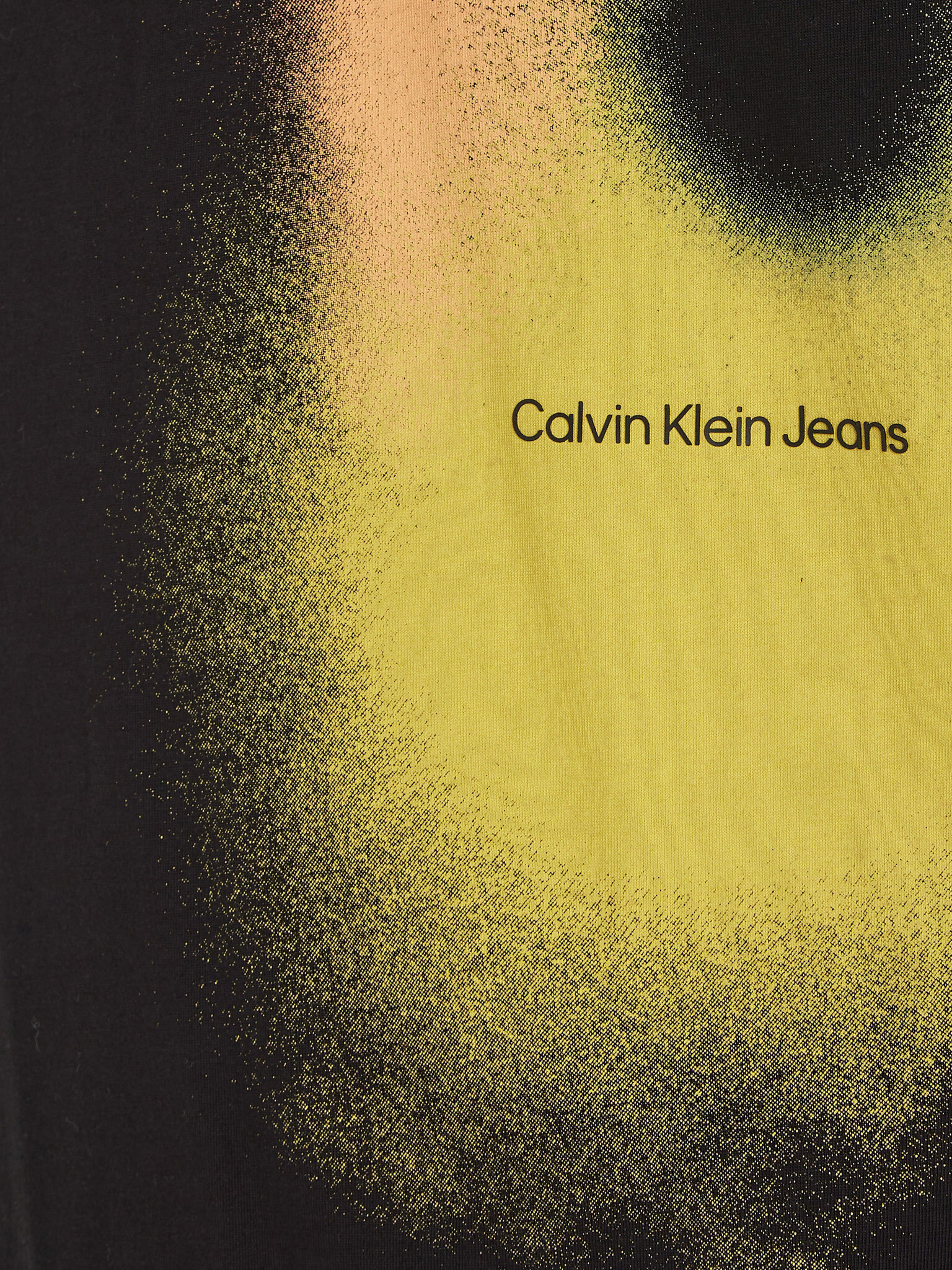 Calvin Klein Jeans T-shirt Cheren - Pepit.bg