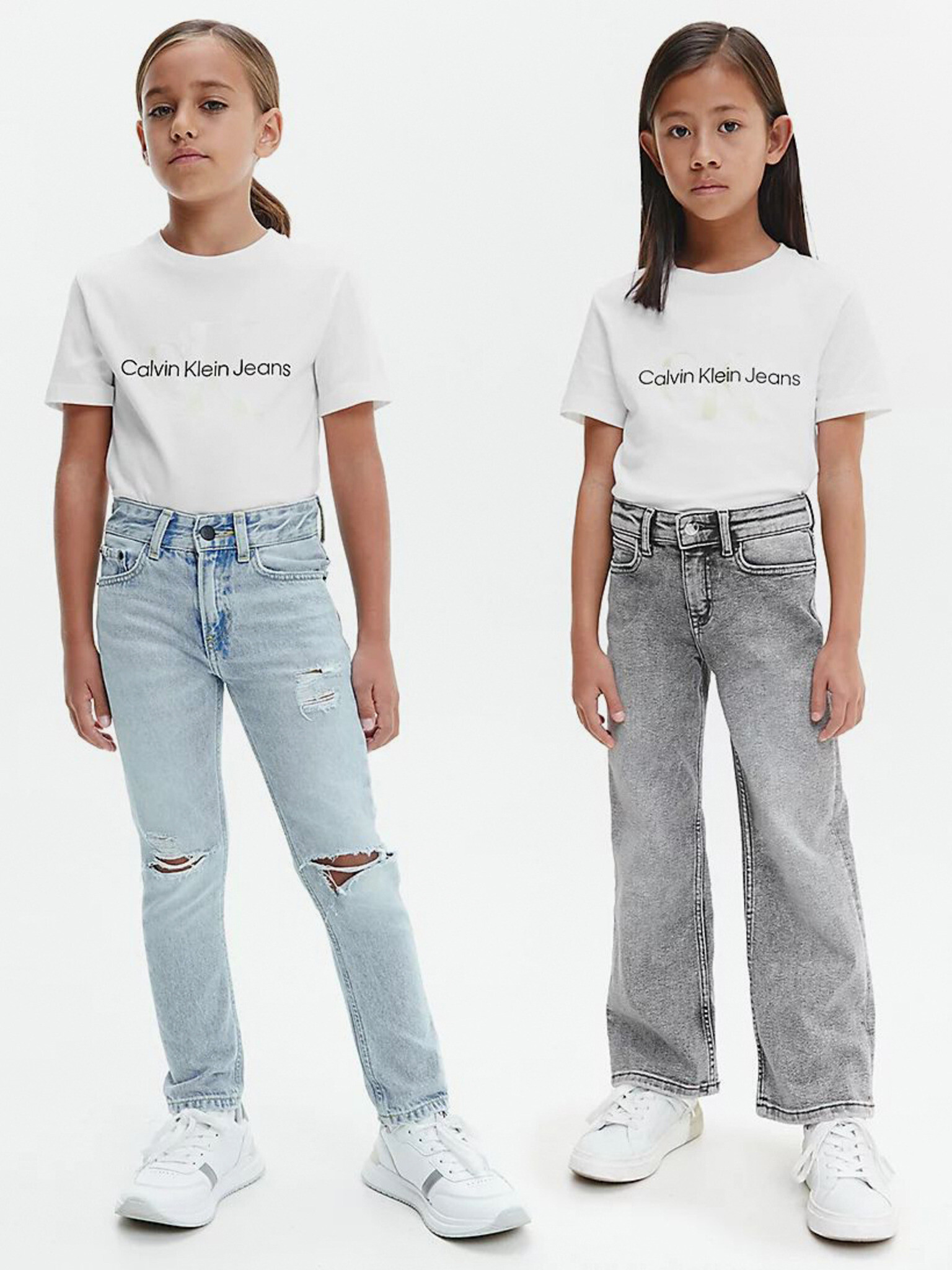 Calvin Klein Jeans Тениска детски Byal - Pepit.bg