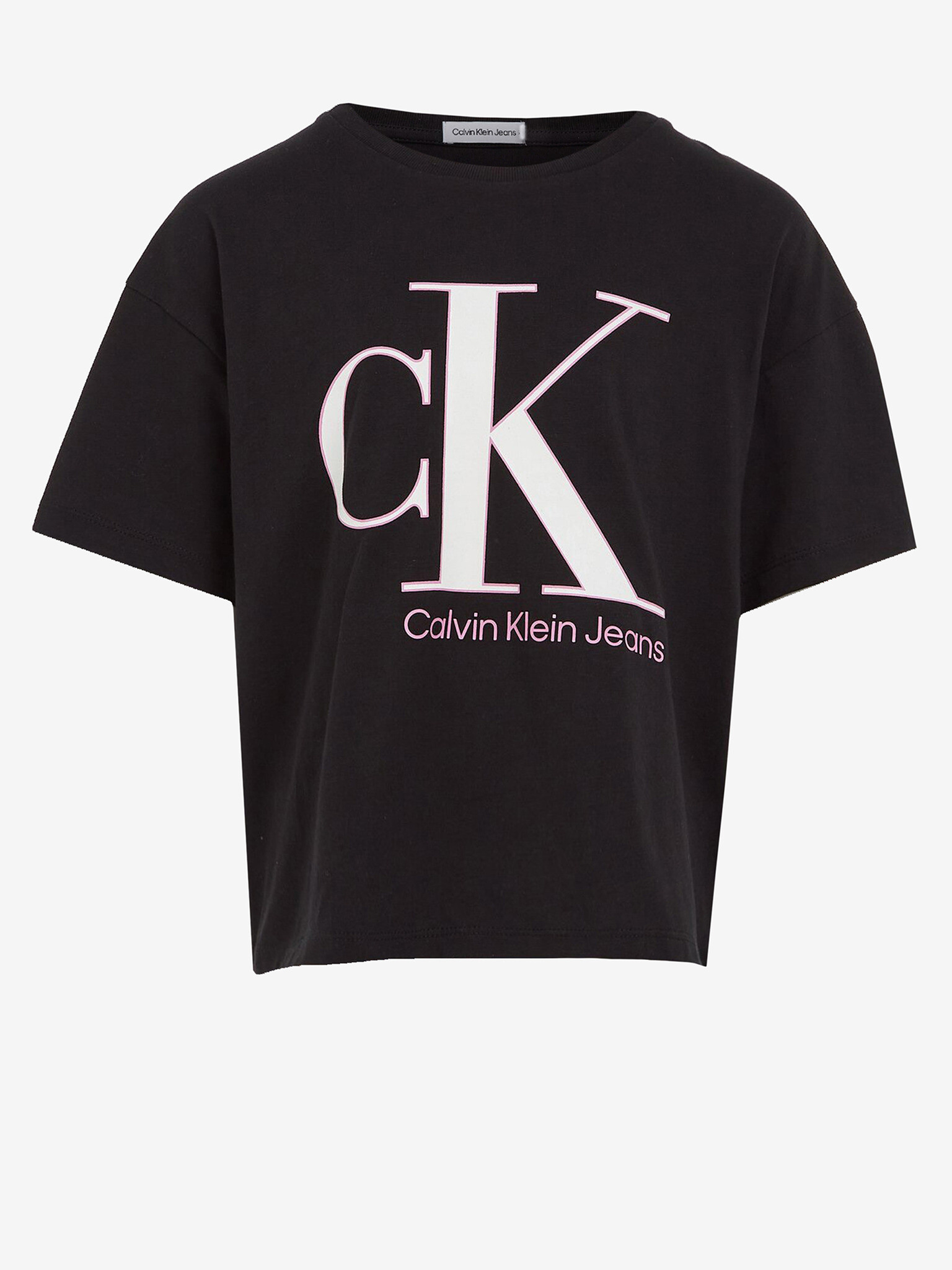 Calvin Klein Jeans Тениска детски Cheren - Pepit.bg