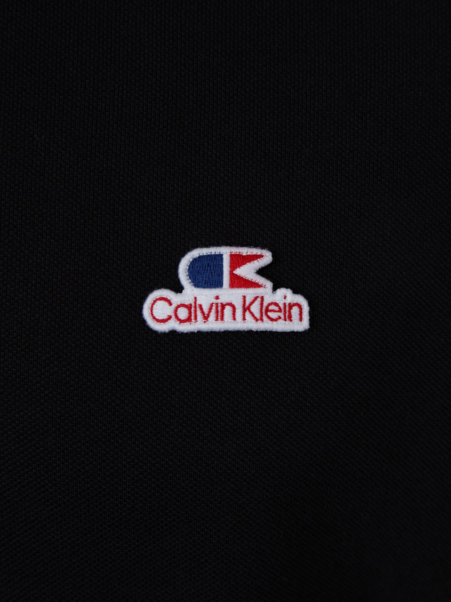 Calvin Klein Jeans Vintage Logo Поло тениска Cheren - Pepit.bg