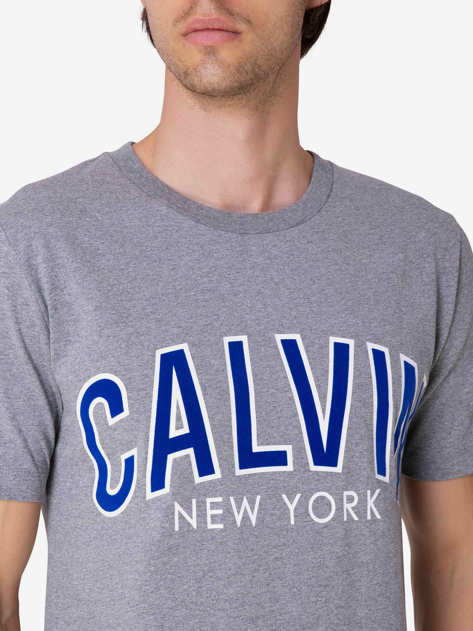 Calvin Klein T-shirt Siv - Pepit.bg