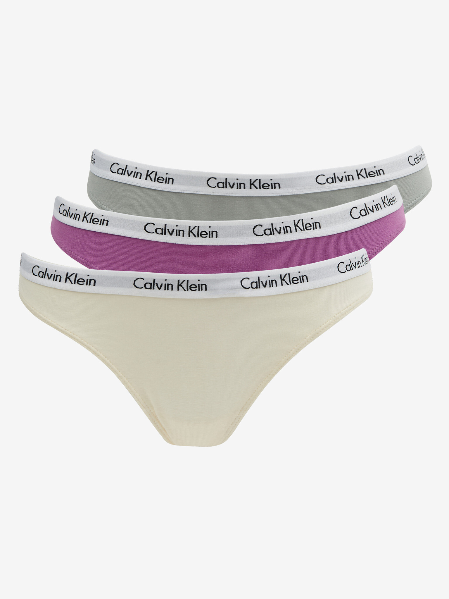 Calvin Klein Underwear Бикини 3 броя Rozov - Pepit.bg