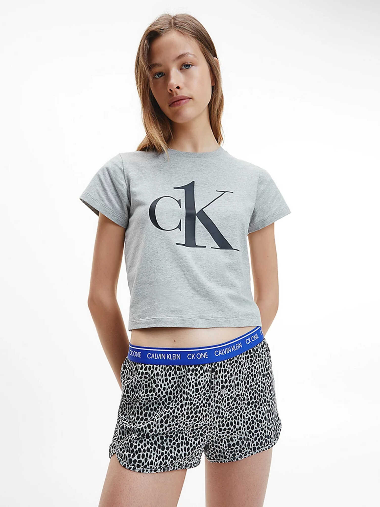 Calvin Klein Underwear Pyjama Siv - Pepit.bg