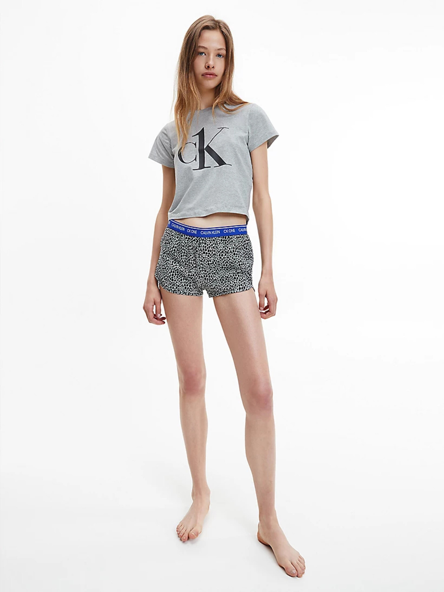 Calvin Klein Underwear Pyjama Siv - Pepit.bg