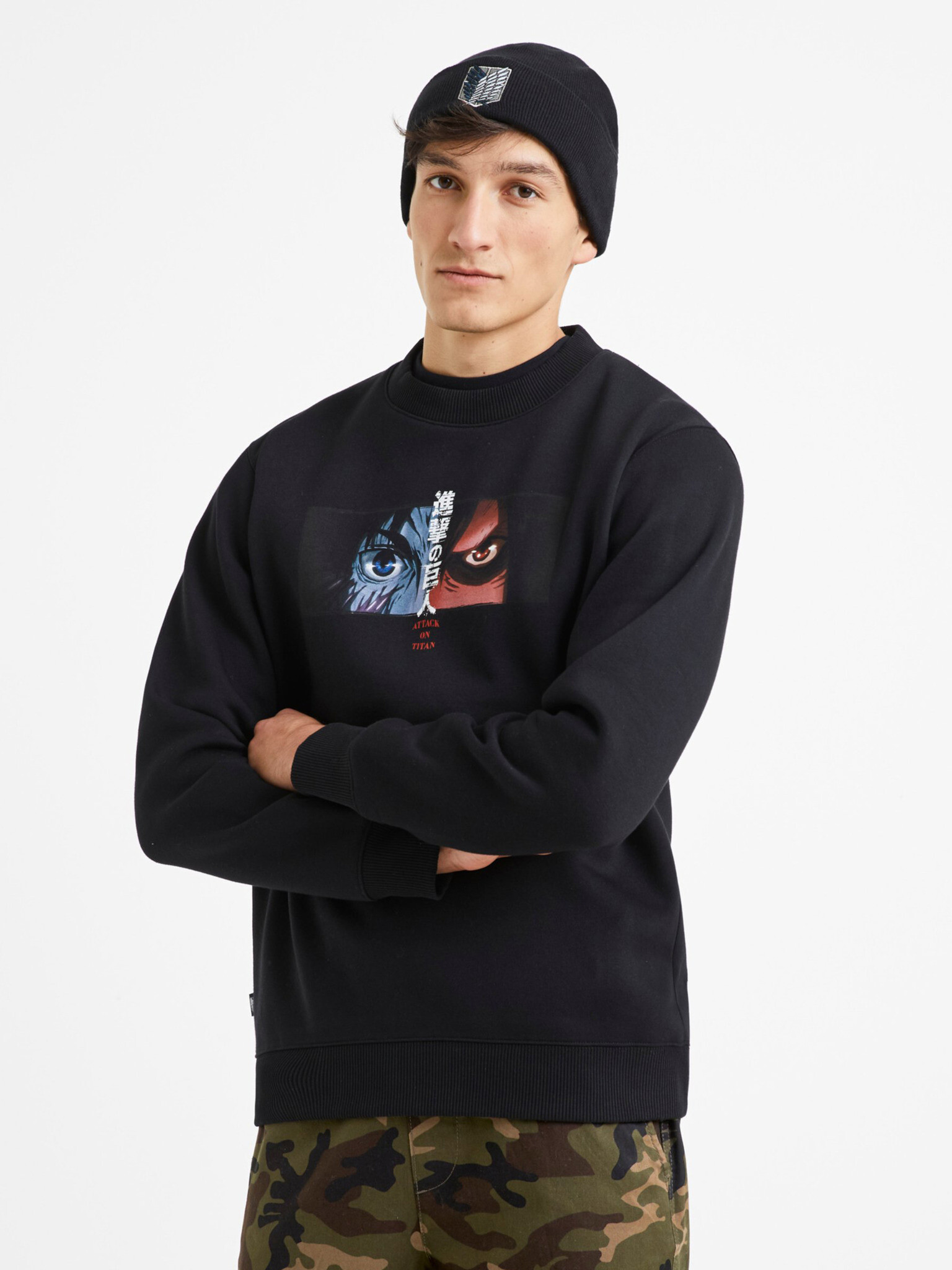 Celio Attack on Titan Sweatshirt Cheren - Pepit.bg