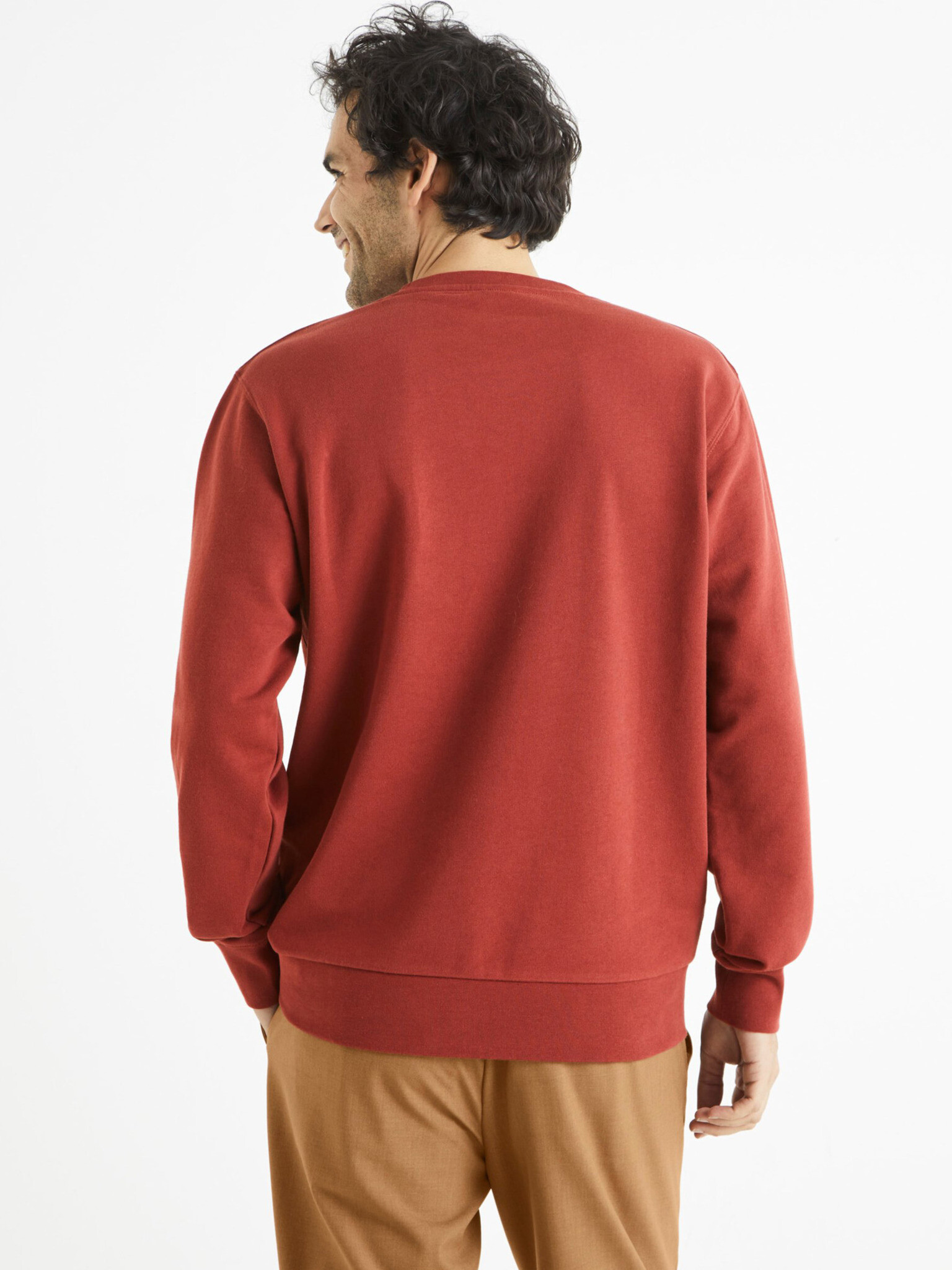Celio Begrif Sweatshirt Cherven - Pepit.bg