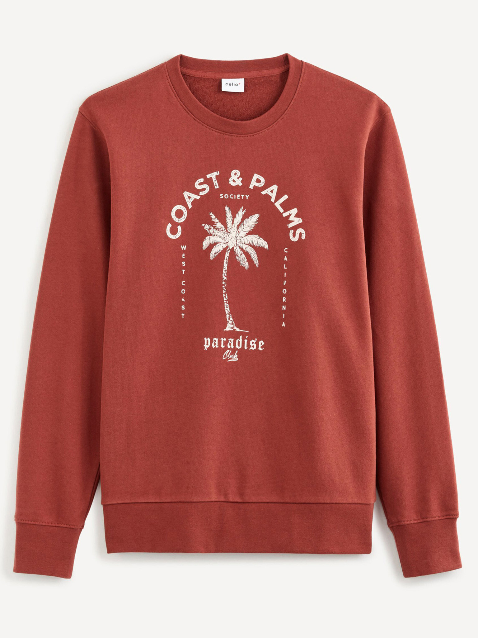 Celio Begrif Sweatshirt Cherven - Pepit.bg