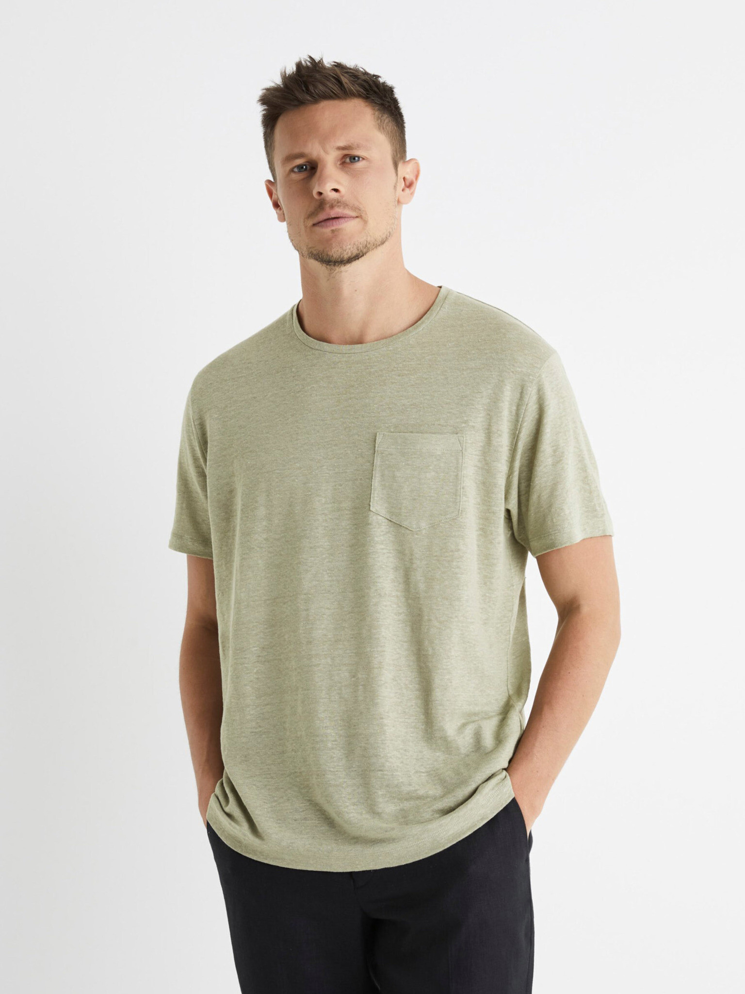 Celio Belino T-shirt Zelen - Pepit.bg