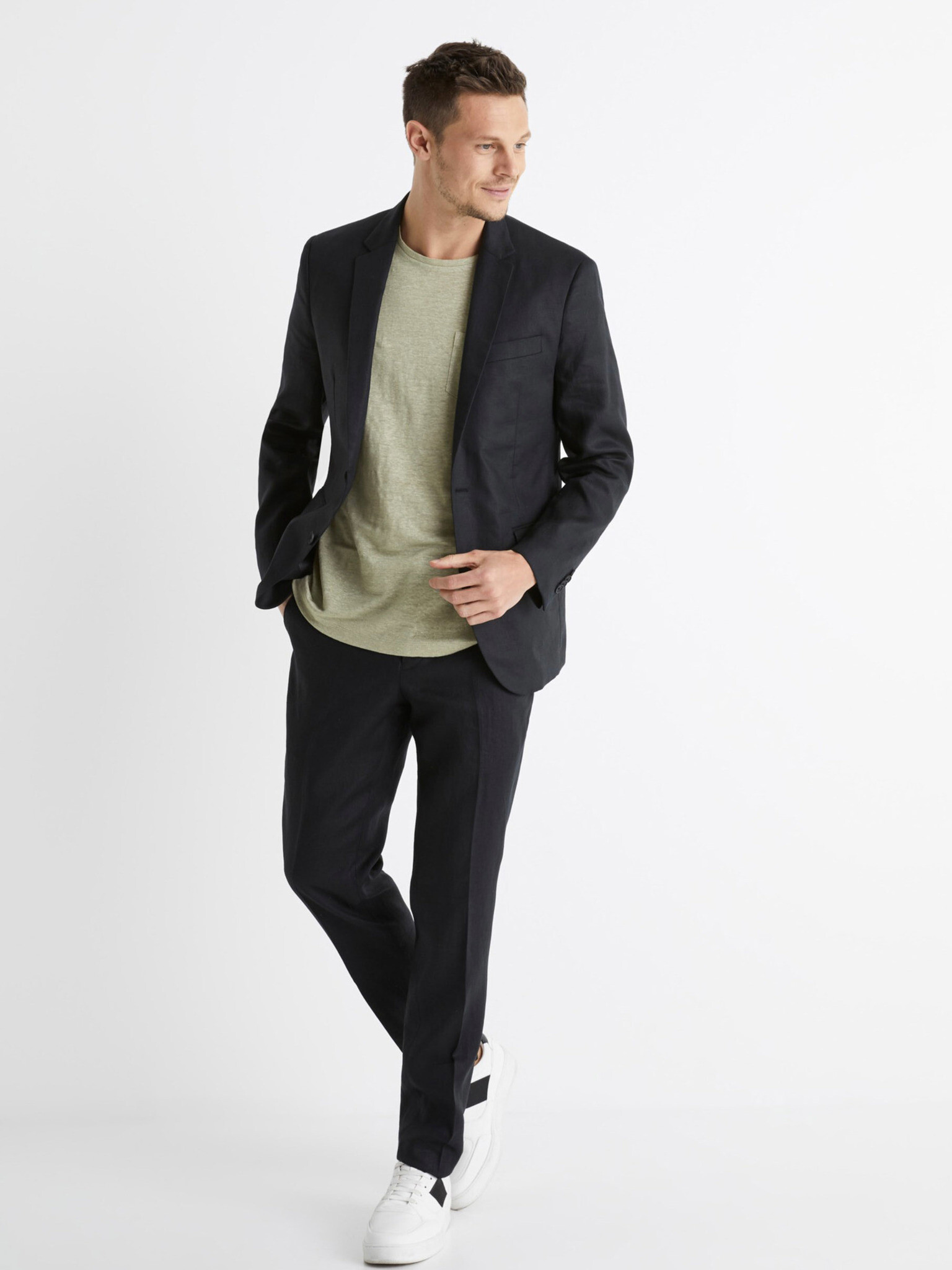Celio Belino T-shirt Zelen - Pepit.bg