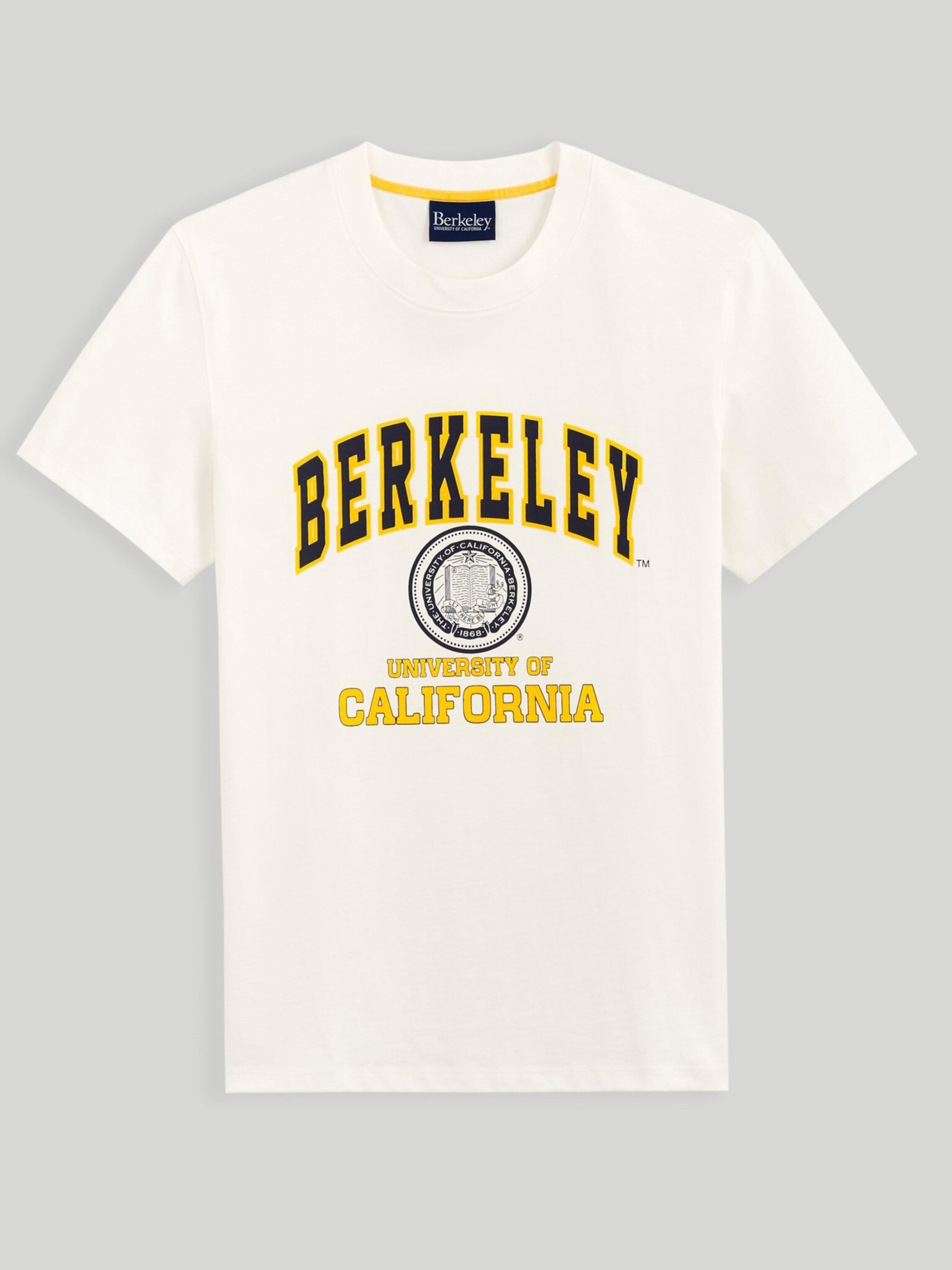 Celio Berkeley University T-shirt Byal - Pepit.bg