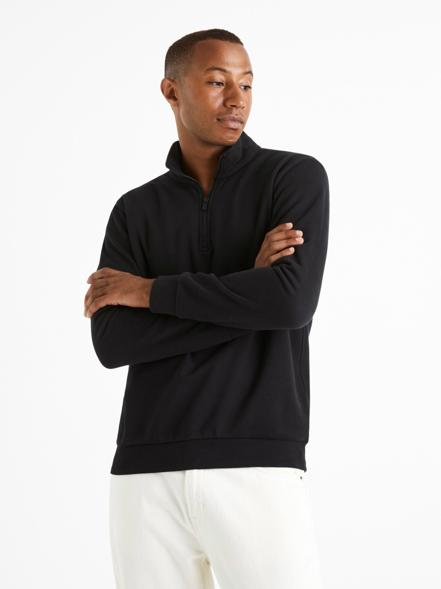 Celio Cechinzip Sweatshirt Cheren - Pepit.bg