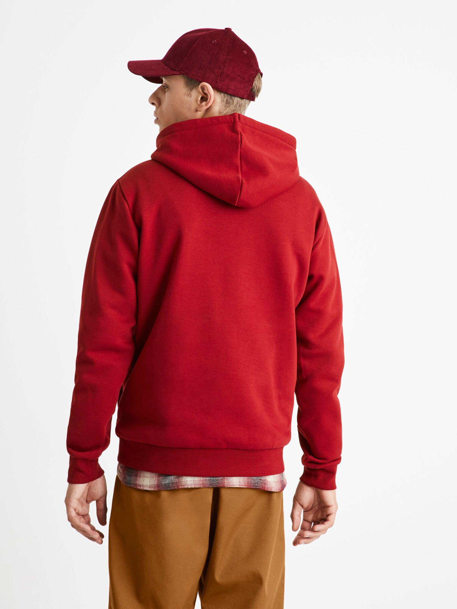 Celio Chicago Sweatshirt Cherven - Pepit.bg