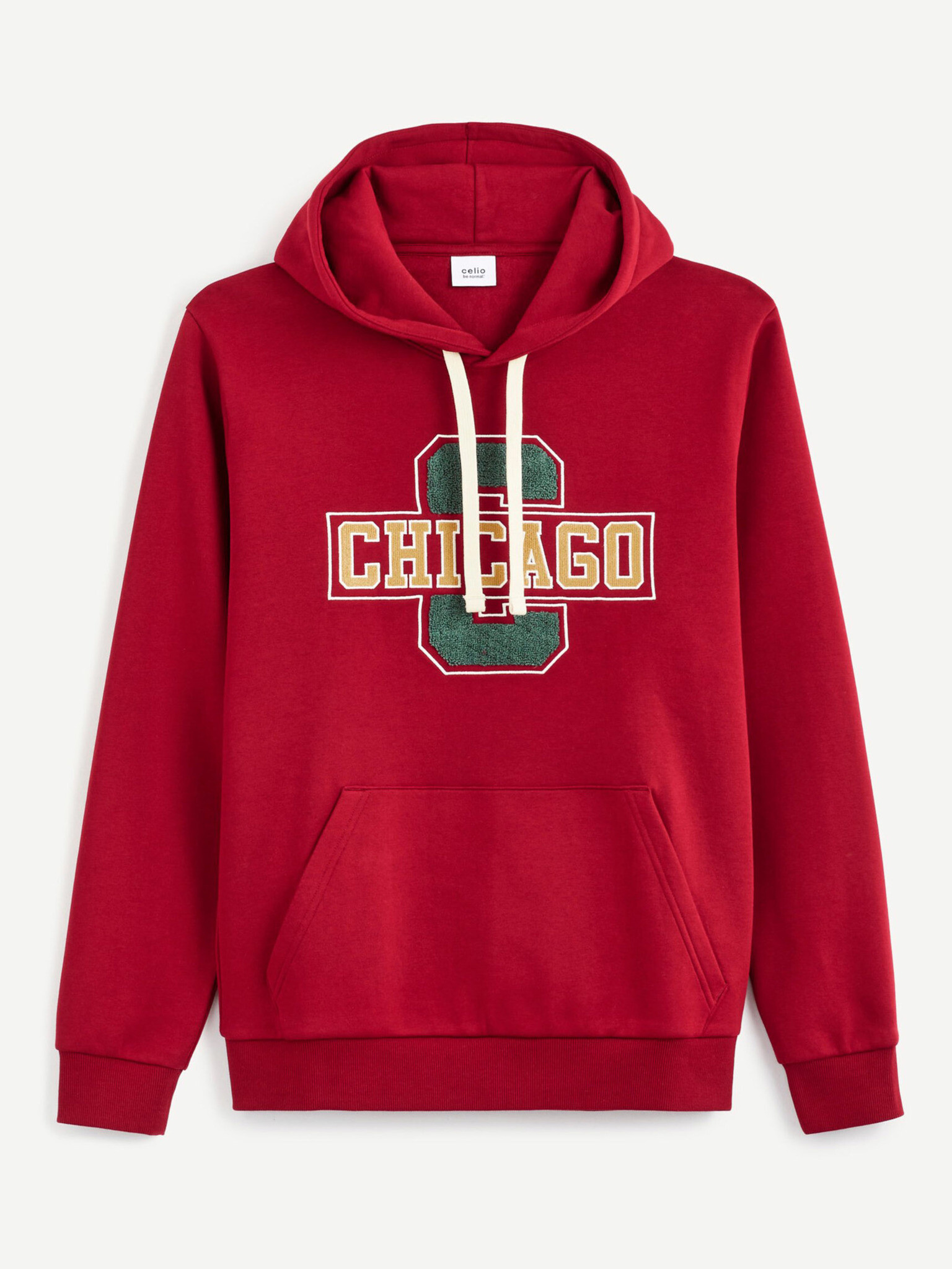 Celio Chicago Sweatshirt Cherven - Pepit.bg