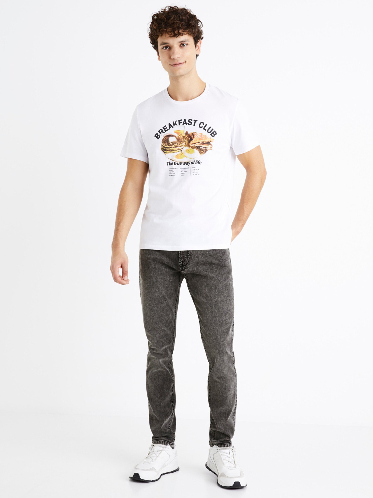 Celio Debreaki T-shirt Byal - Pepit.bg