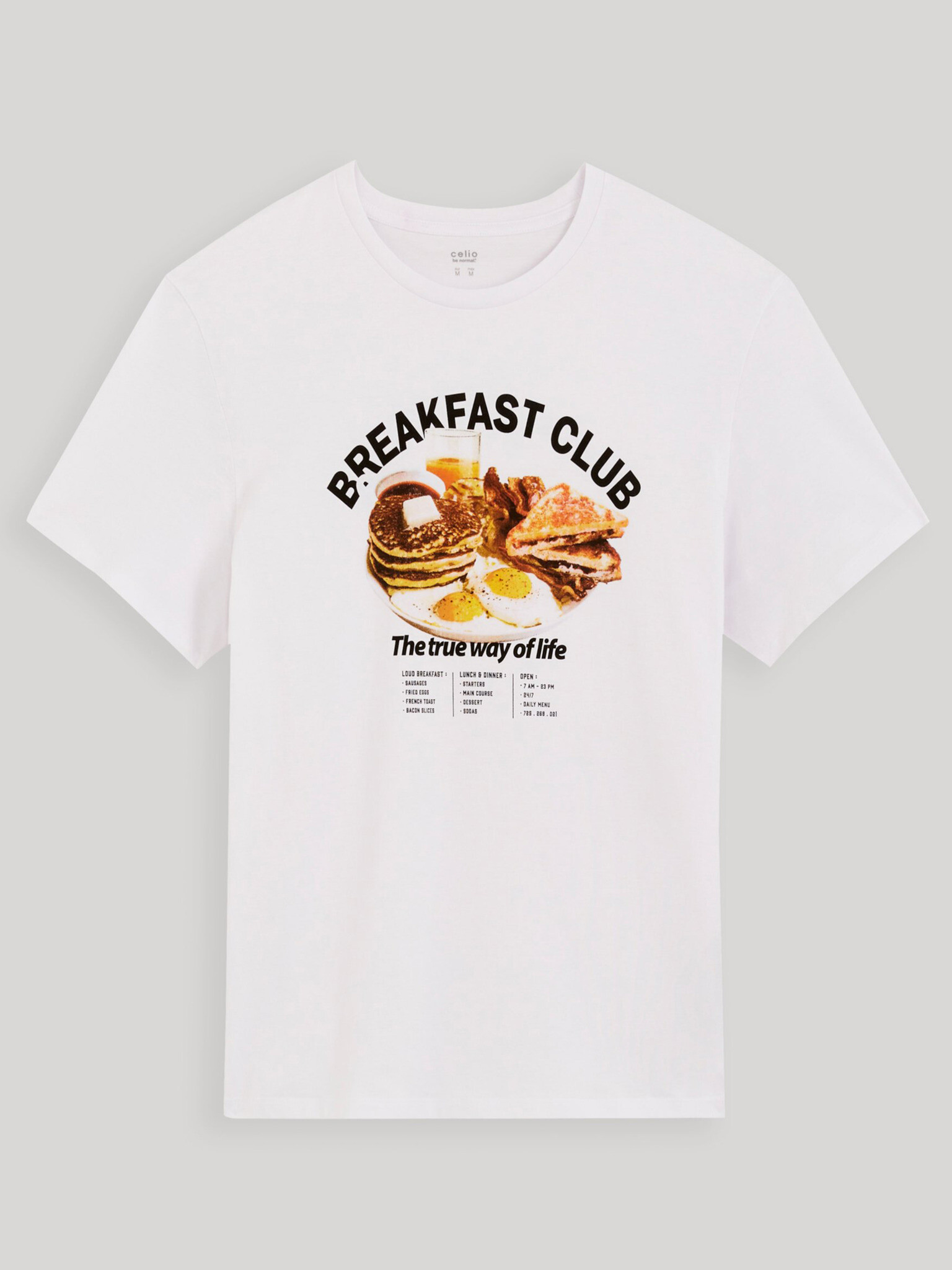 Celio Debreaki T-shirt Byal - Pepit.bg