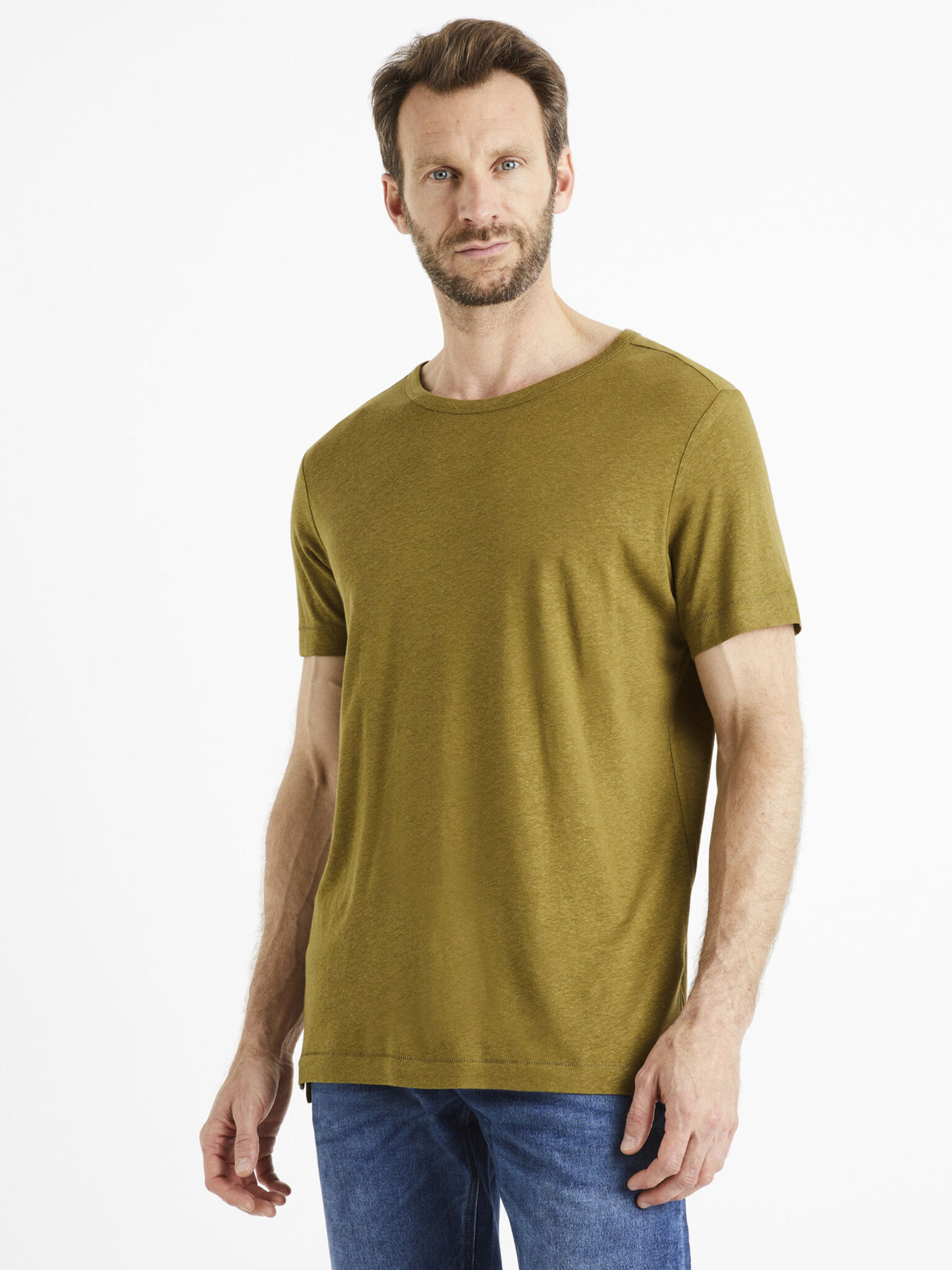Celio Delinja T-shirt Zelen - Pepit.bg