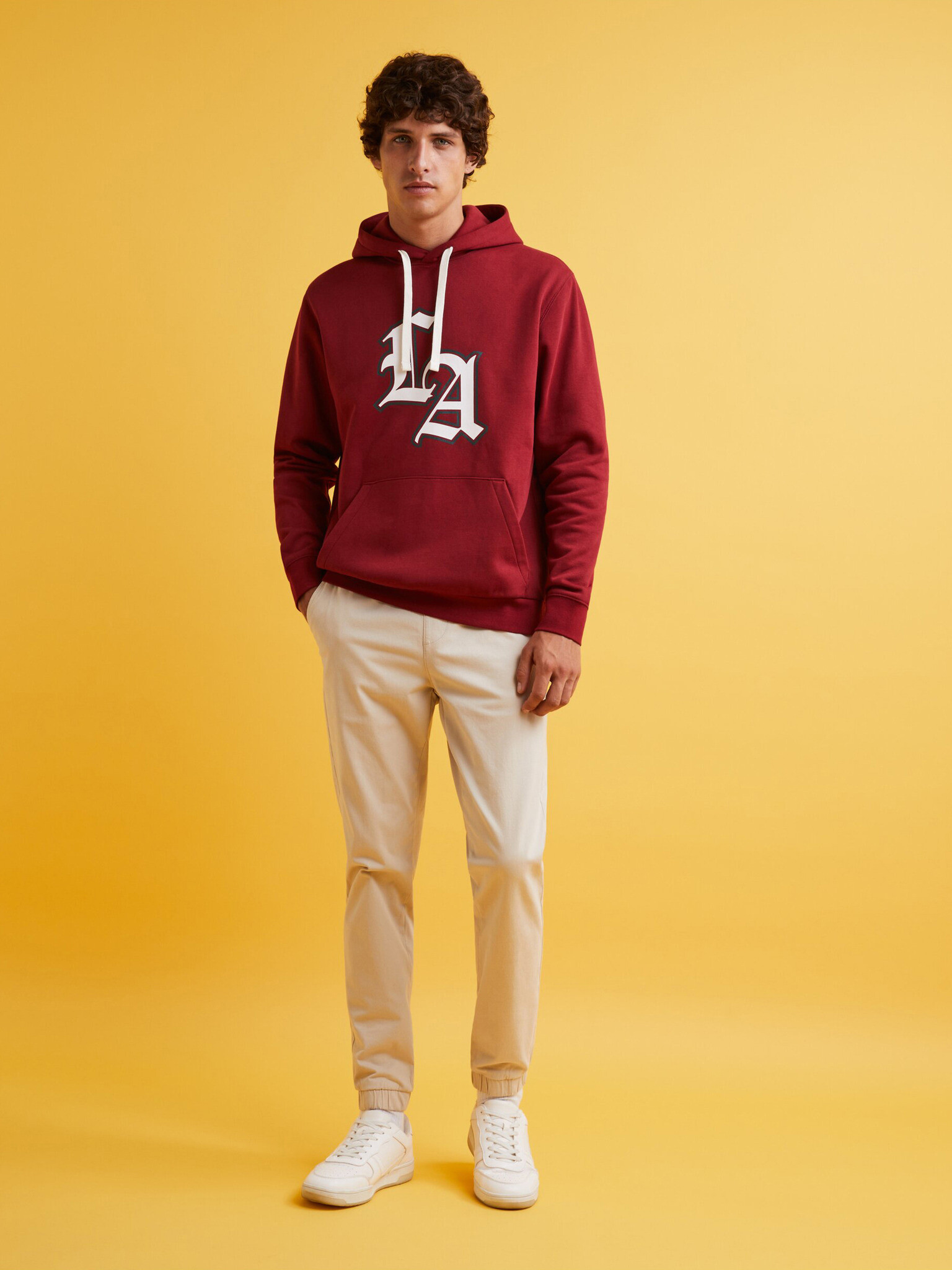 Celio Fecago Sweatshirt Cherven - Pepit.bg