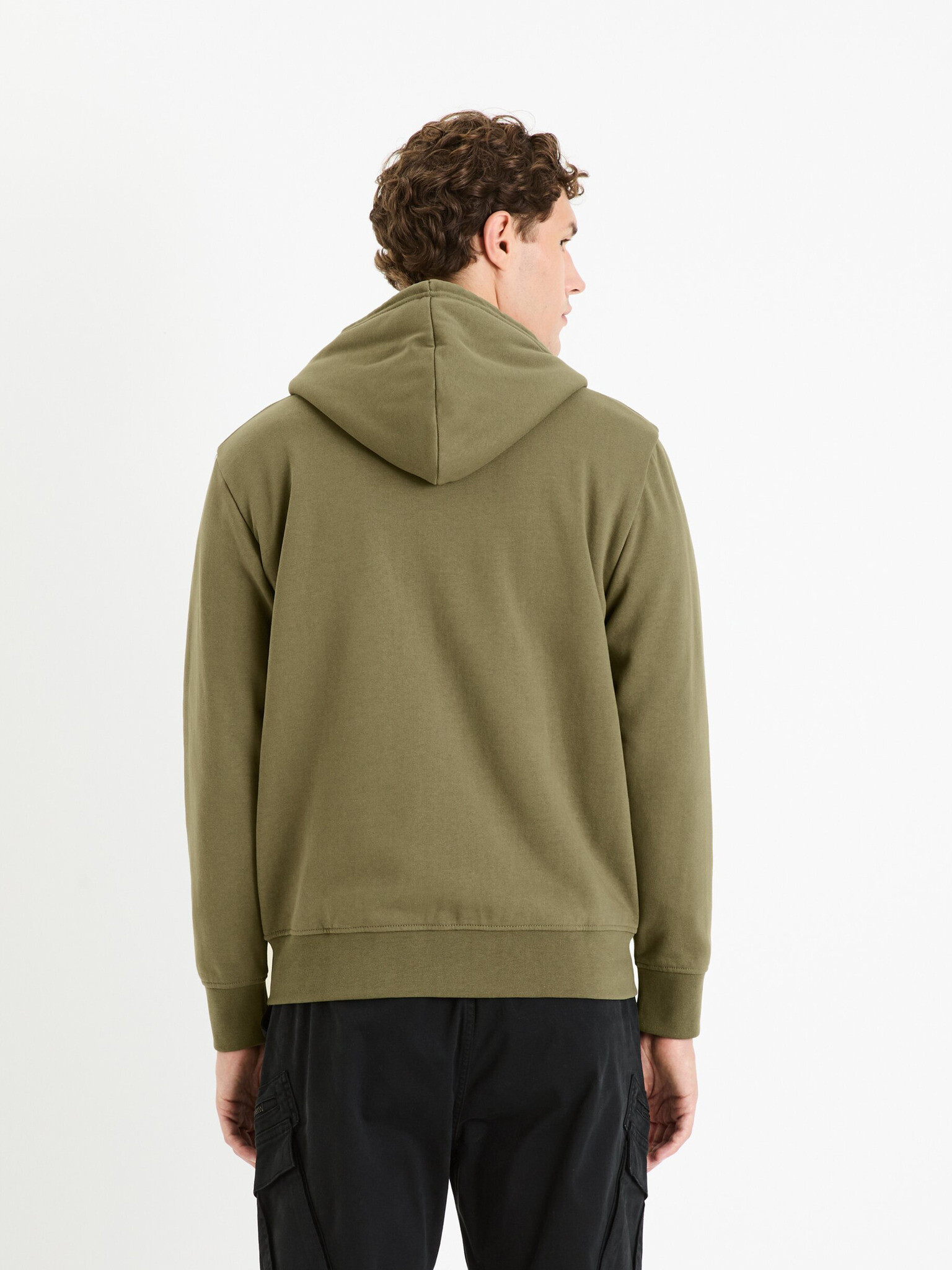 Celio Fesherpax Sweatshirt Zelen - Pepit.bg