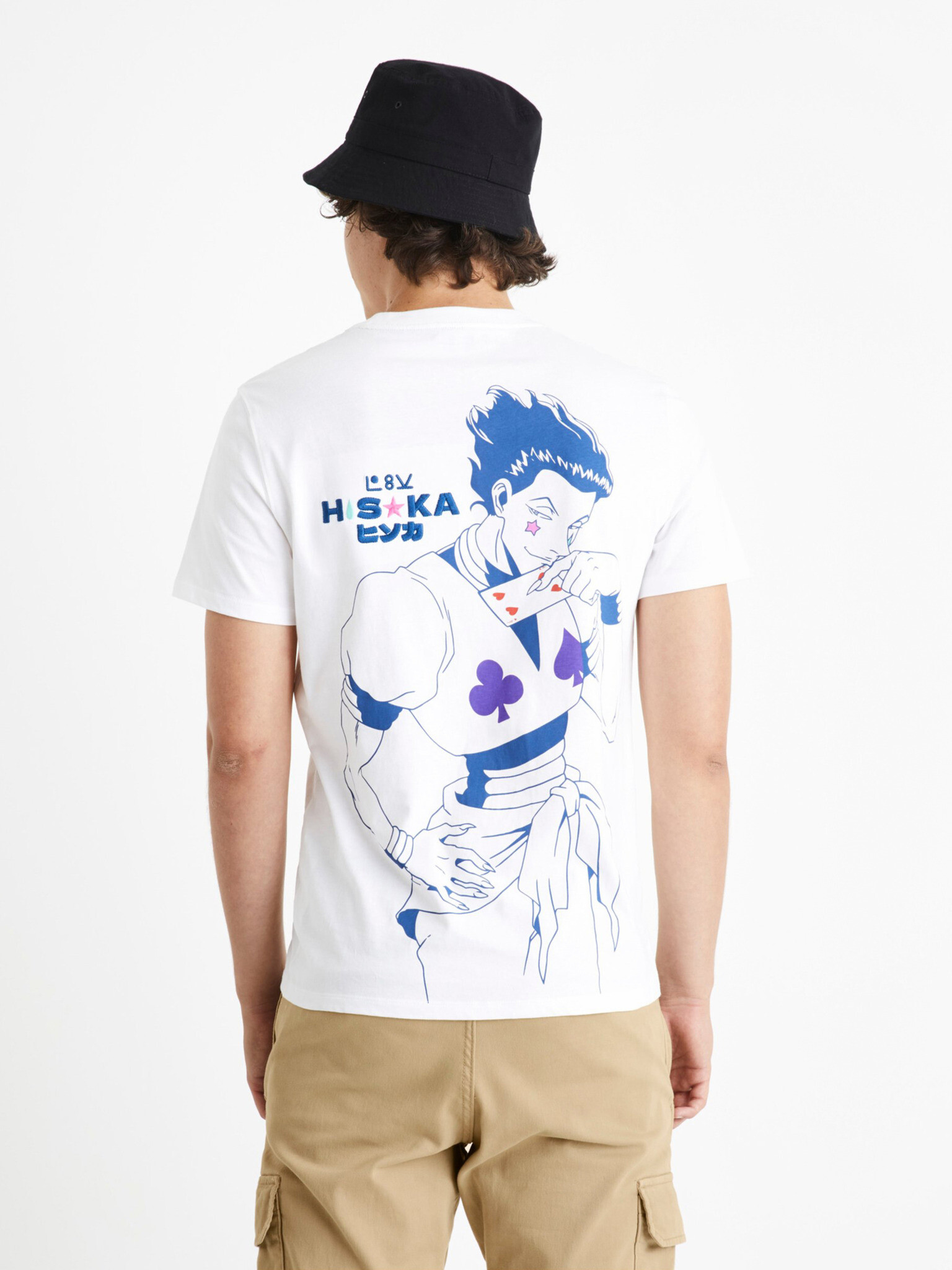 Celio Hunter x Hunter T-shirt Byal - Pepit.bg