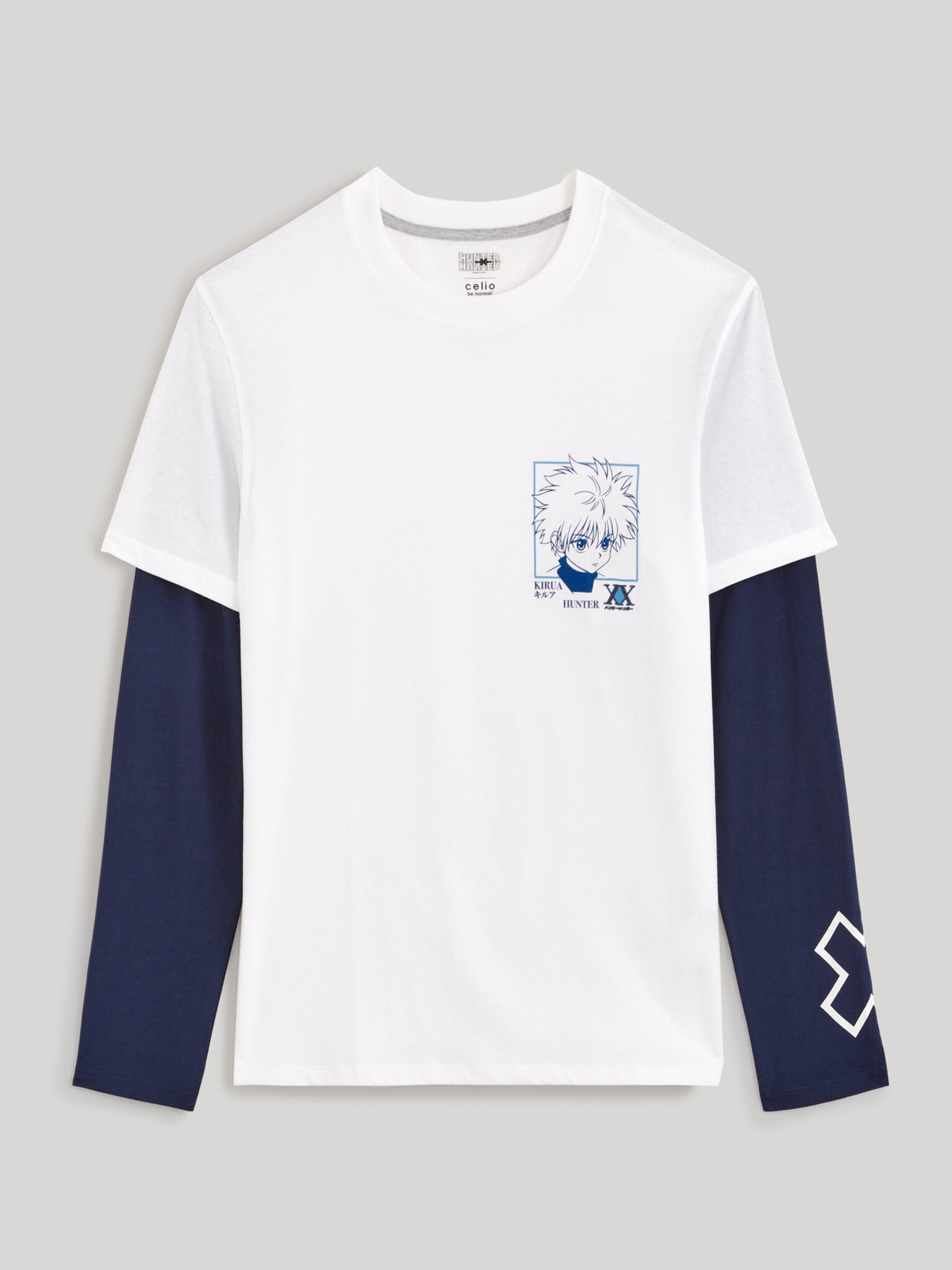 Celio Hunter x Hunter T-shirt Byal - Pepit.bg