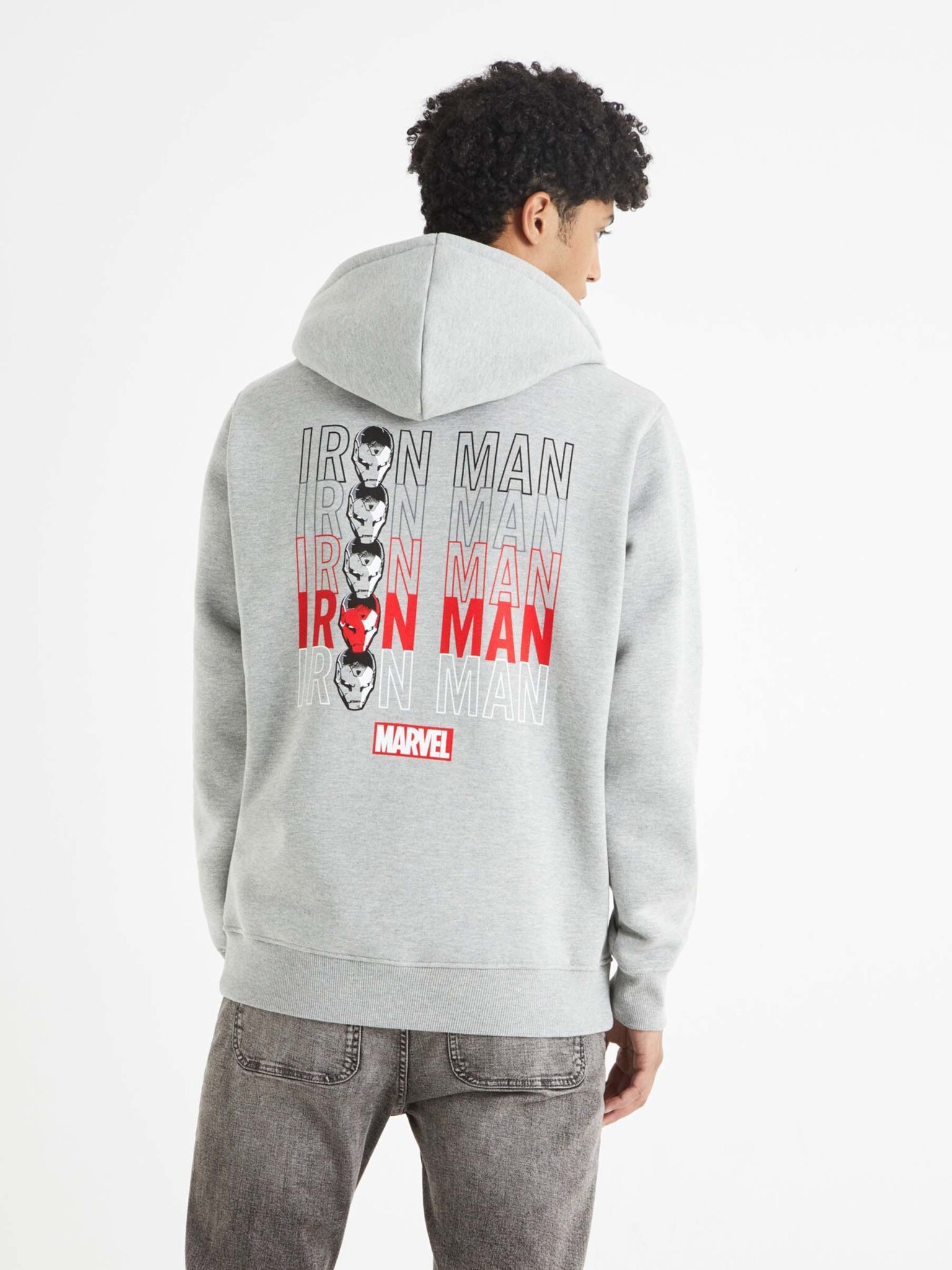 Celio Iron Man Sweatshirt Siv - Pepit.bg