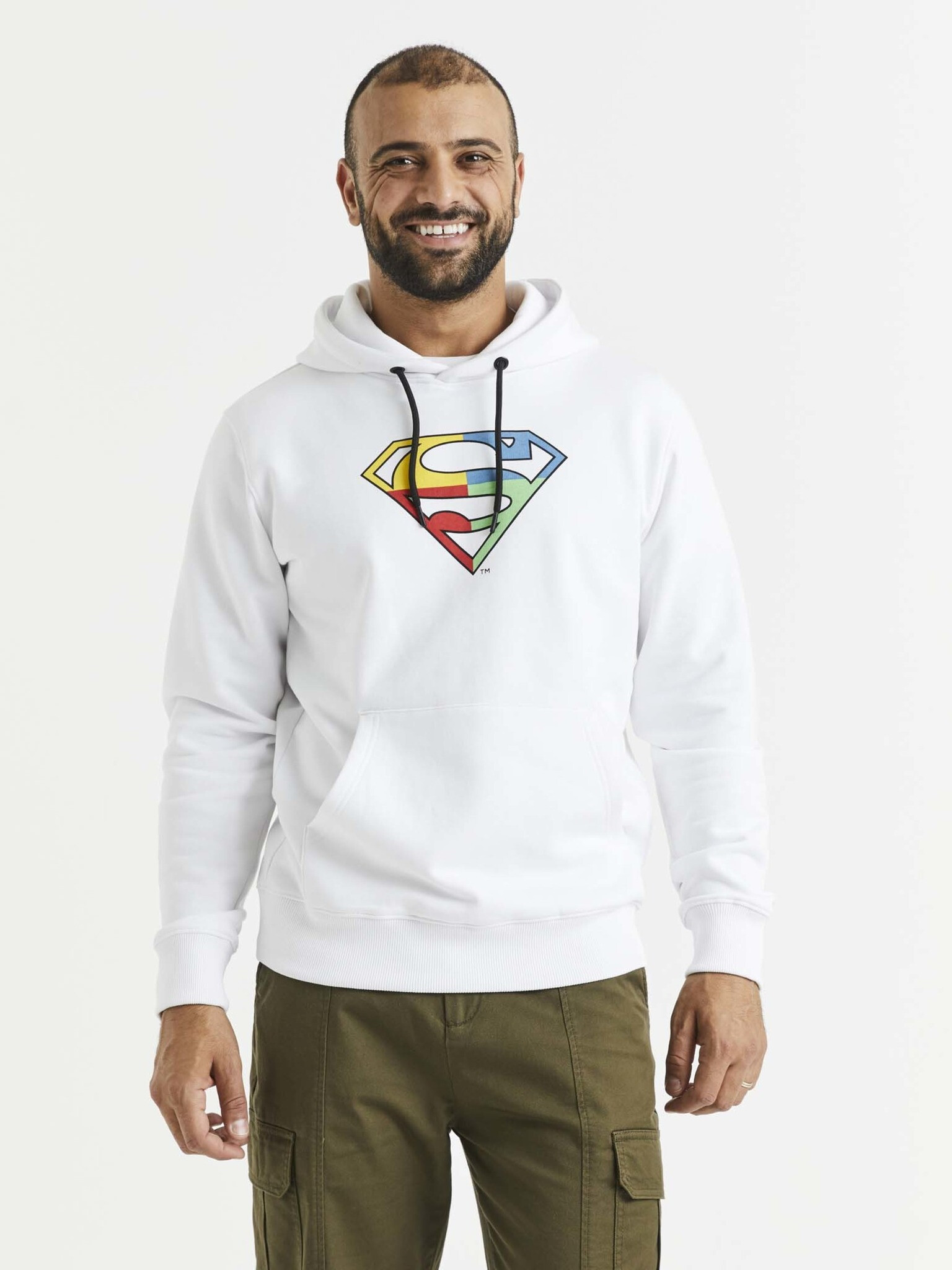 Celio Lvemansw Sweatshirt Byal - Pepit.bg