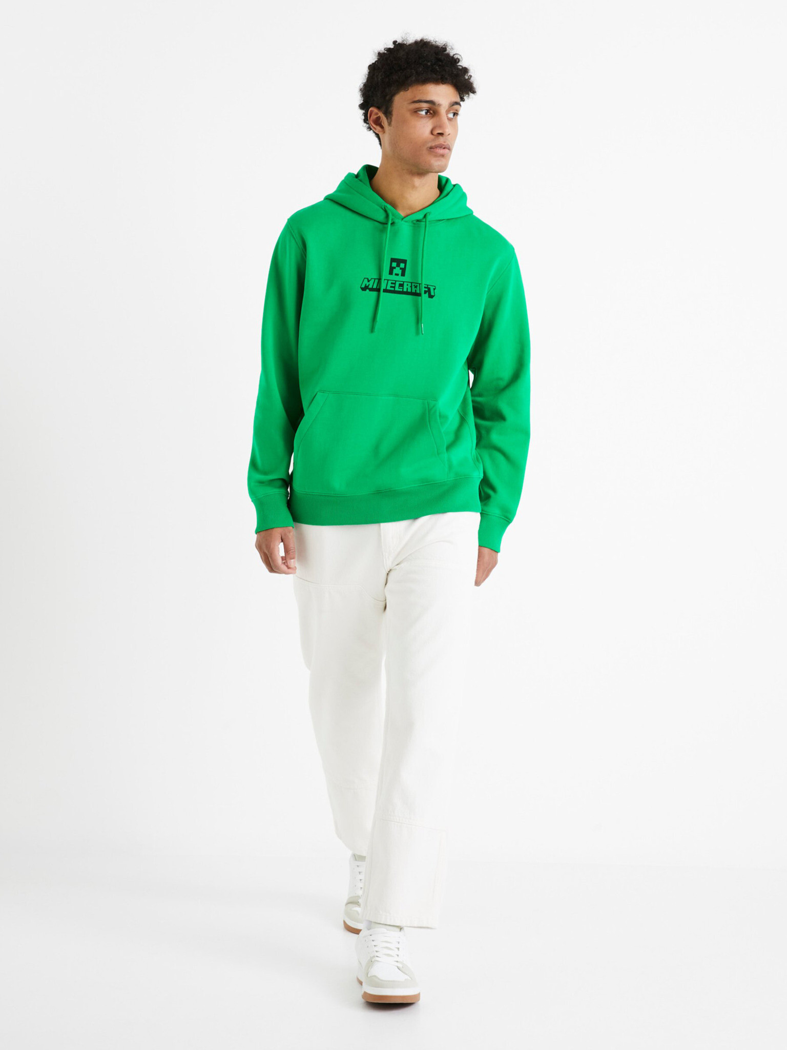 Celio Minecraft Sweatshirt Zelen - Pepit.bg