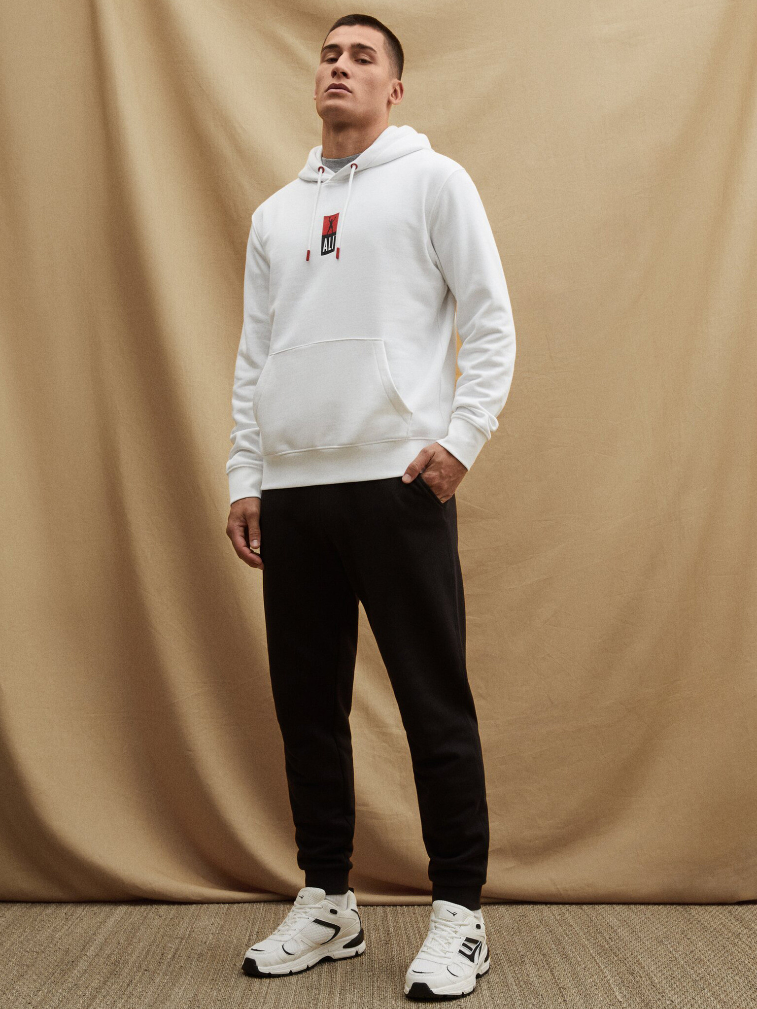 Celio Muhammad Ali Sweatshirt Byal - Pepit.bg