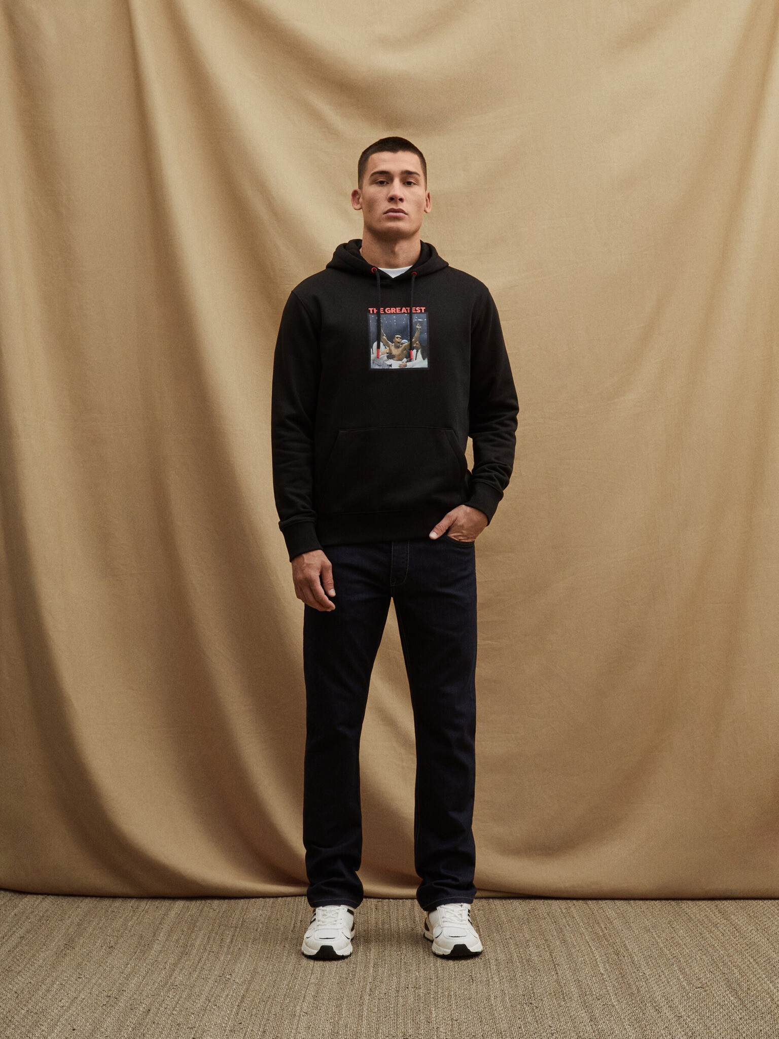 Celio Muhammad Ali Sweatshirt Cheren - Pepit.bg