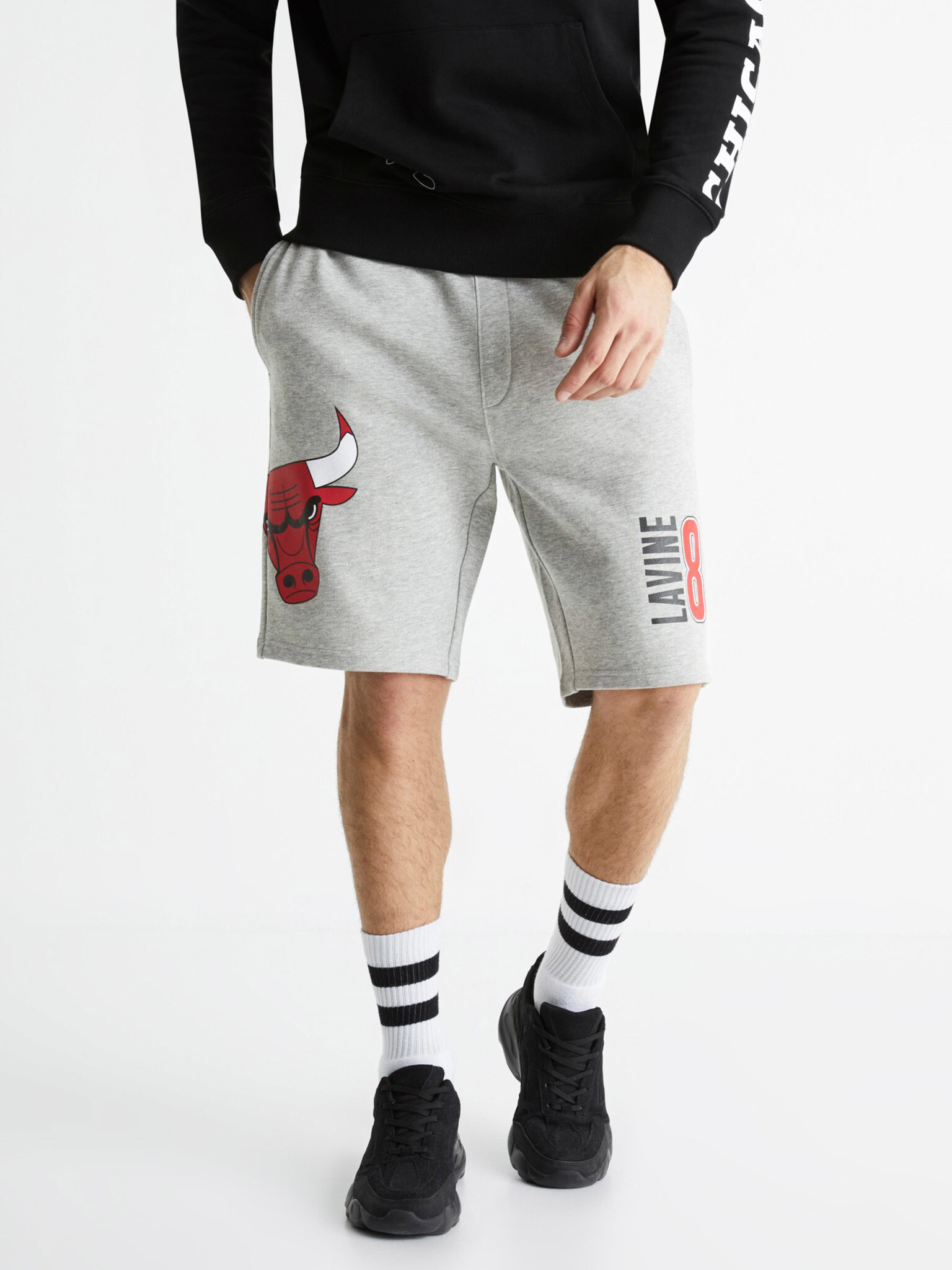 Celio NBA Chicago Bulls Къси панталони Siv - Pepit.bg