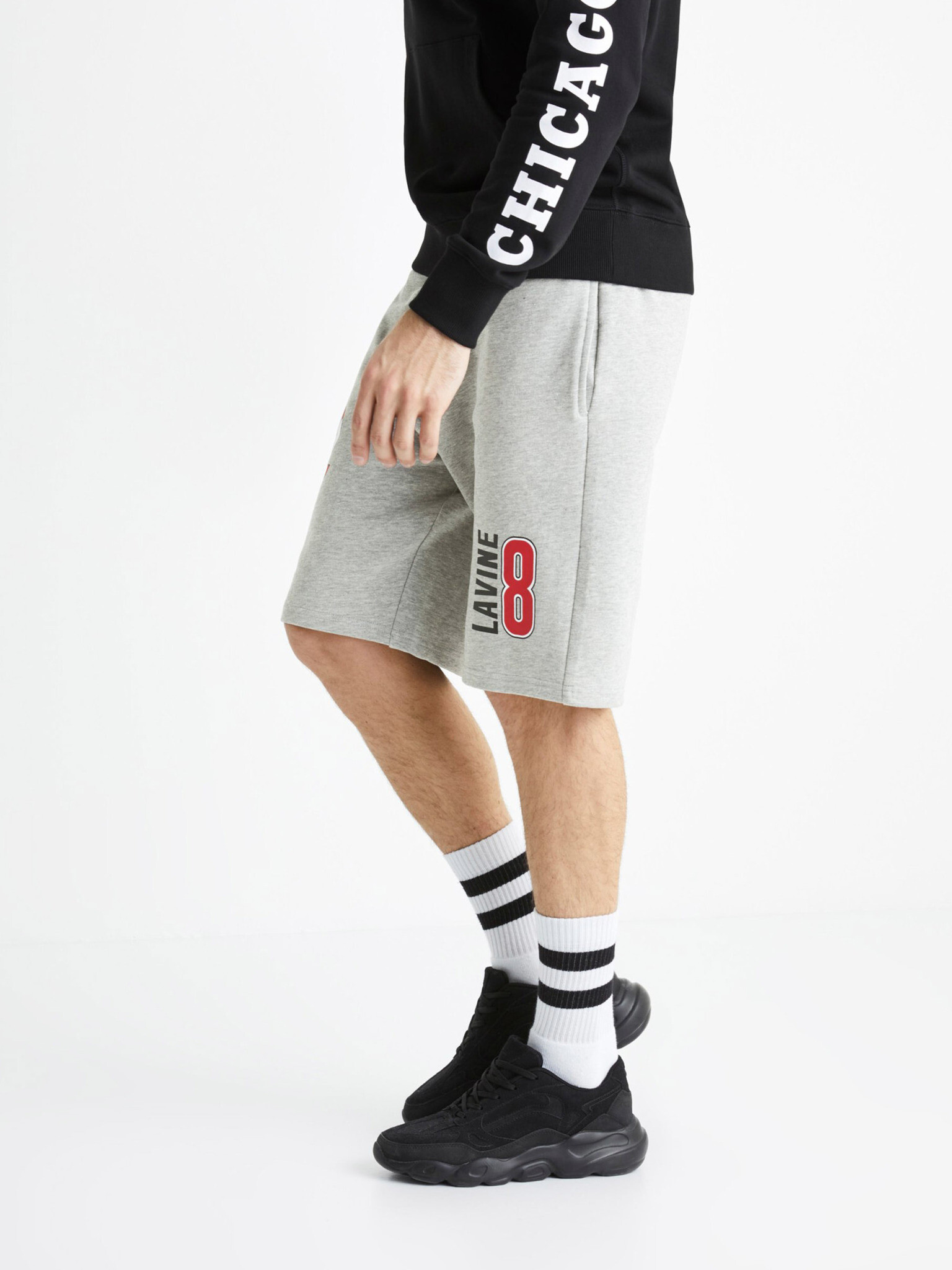 Celio NBA Chicago Bulls Къси панталони Siv - Pepit.bg
