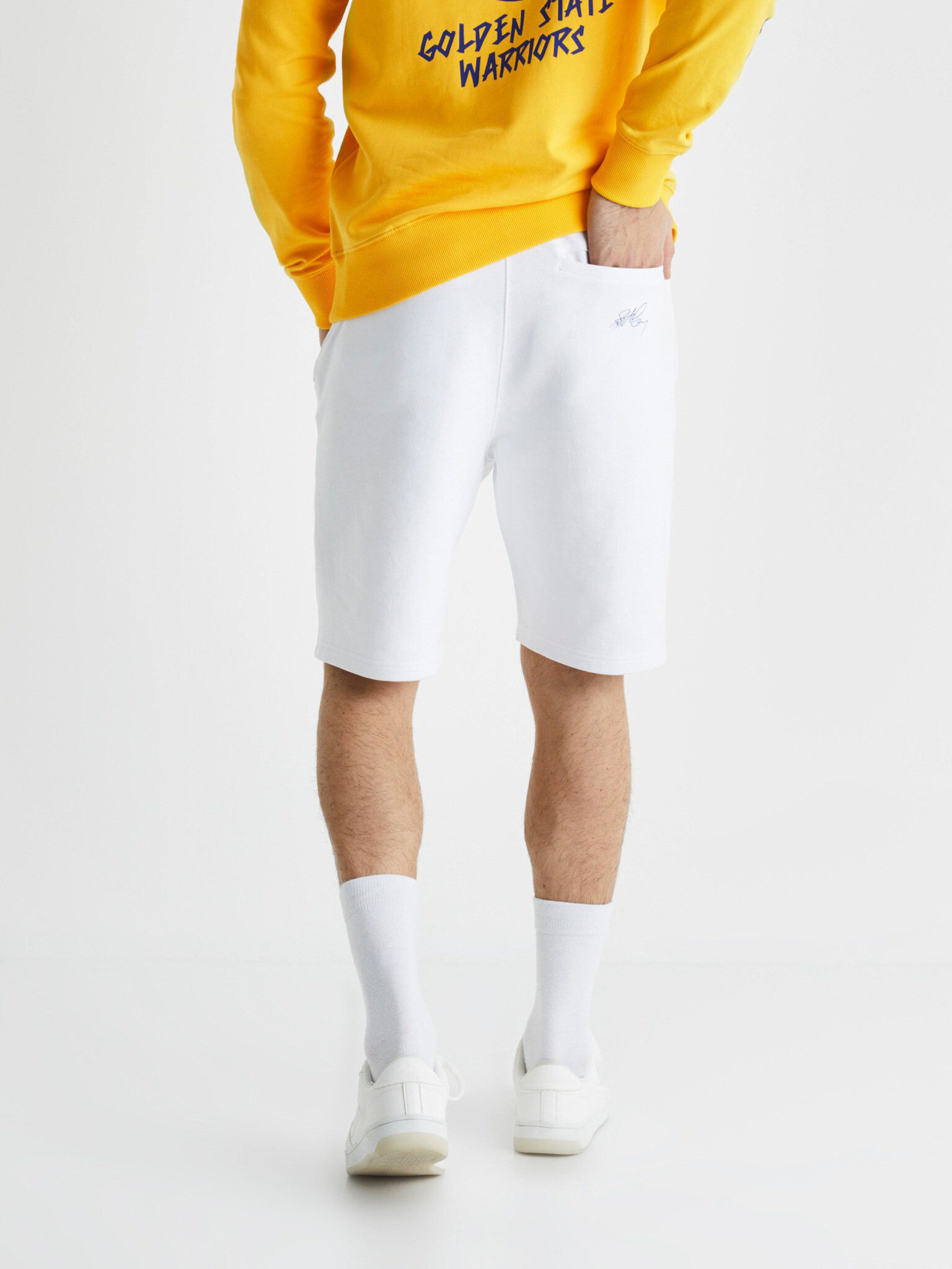 Celio NBA Golden State Warriors Къси панталони Byal - Pepit.bg