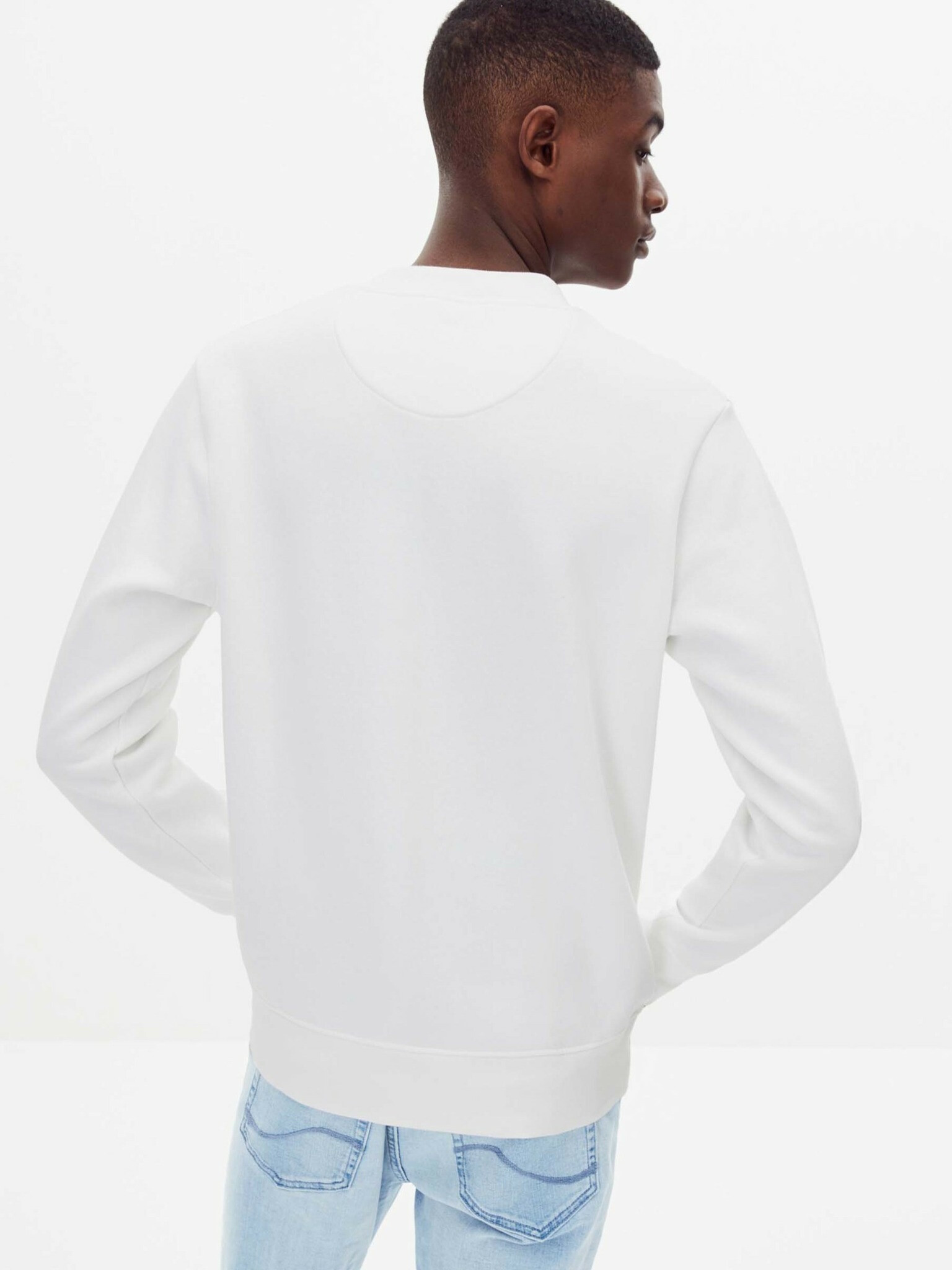 Celio Reclean Sweatshirt Byal - Pepit.bg