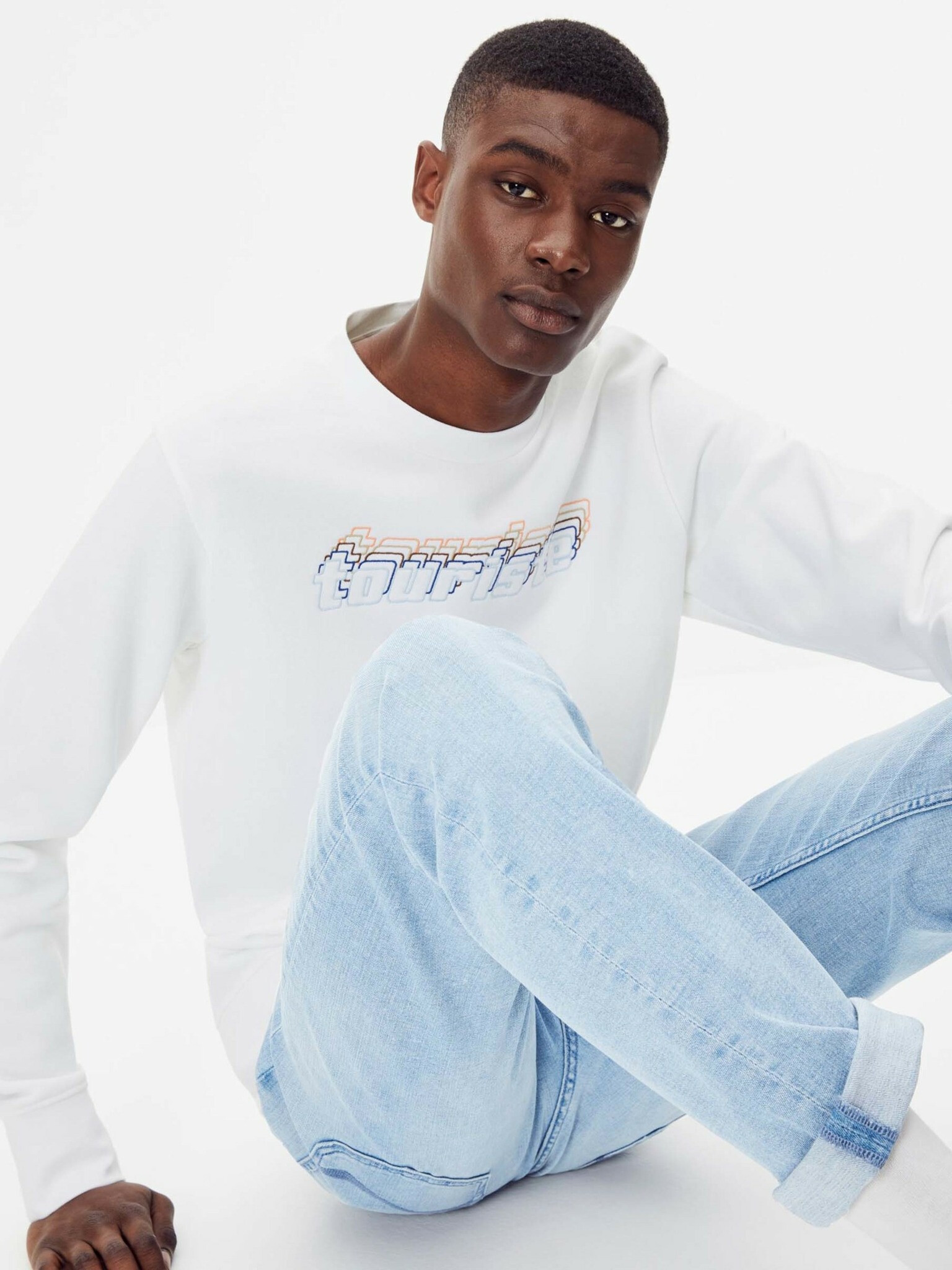 Celio Reclean Sweatshirt Byal - Pepit.bg