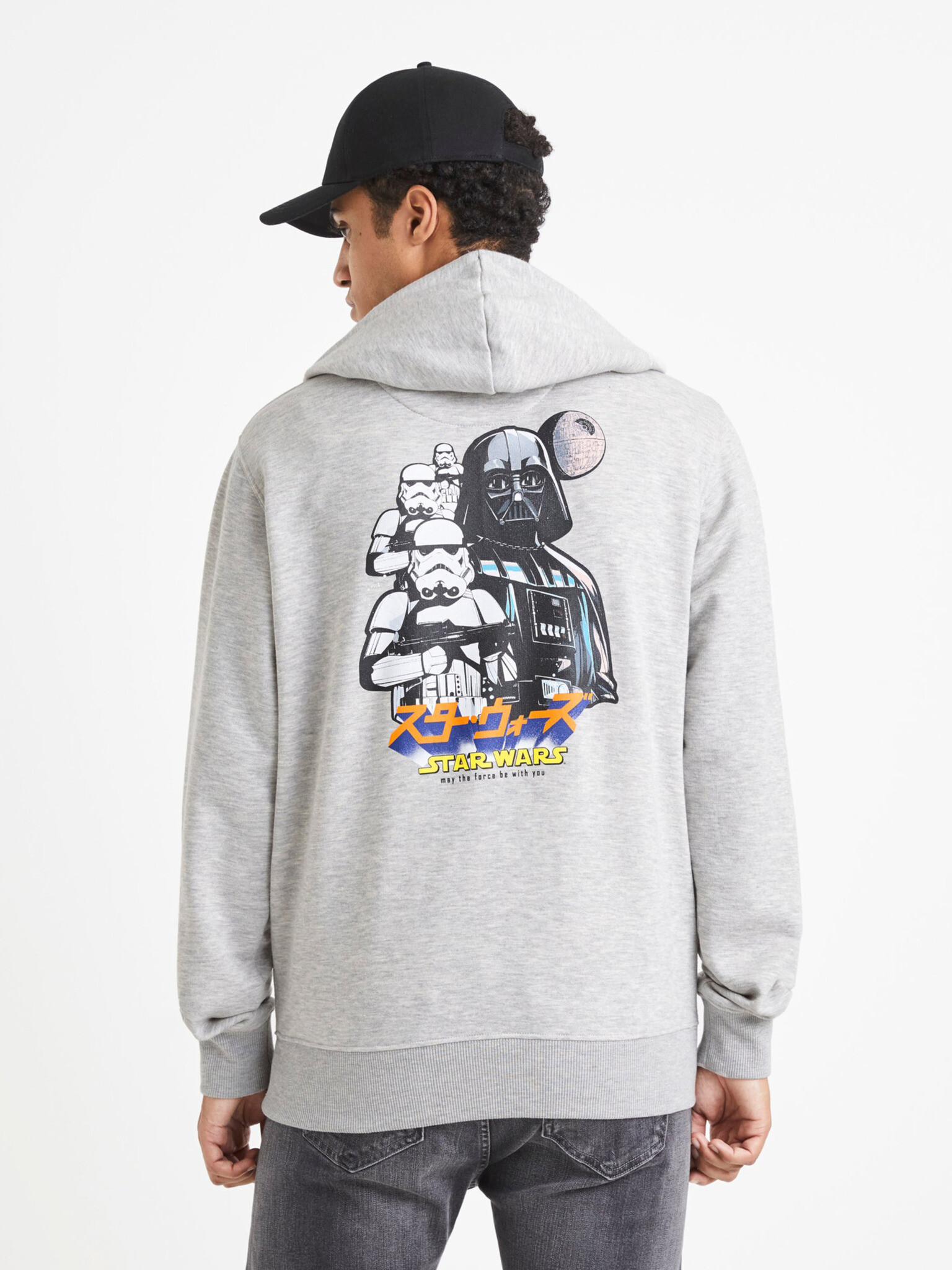 Celio Star Wars Sweatshirt Siv - Pepit.bg