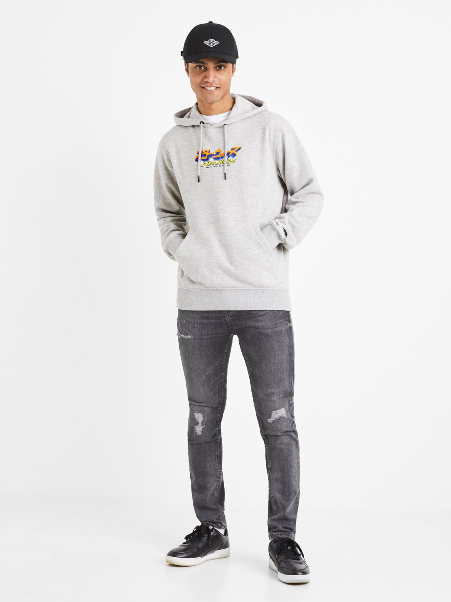 Celio Star Wars Sweatshirt Siv - Pepit.bg