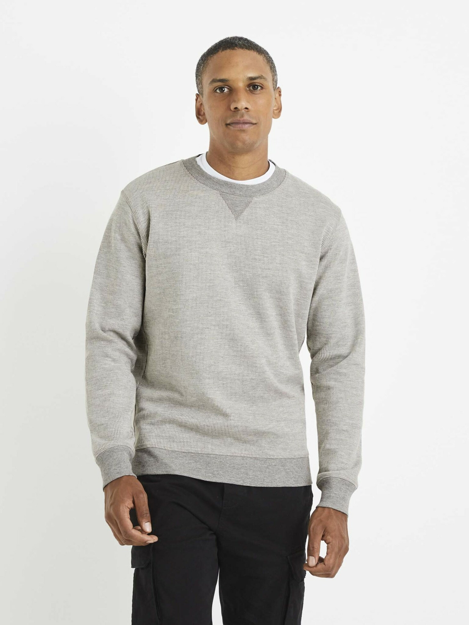 Celio Sweatshirt Siv - Pepit.bg