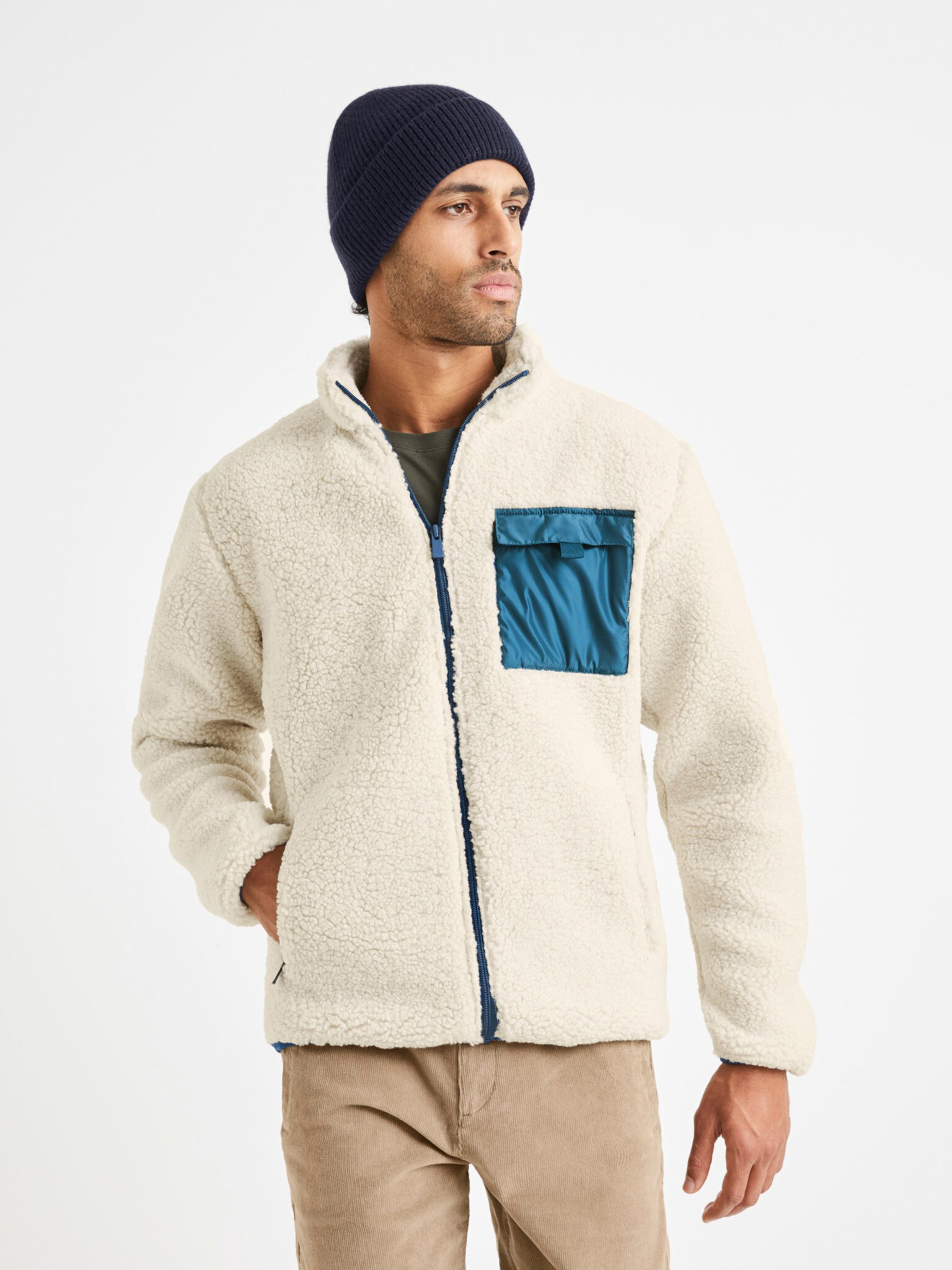 Celio Vemontagne Sherpa Яке Byal - Pepit.bg