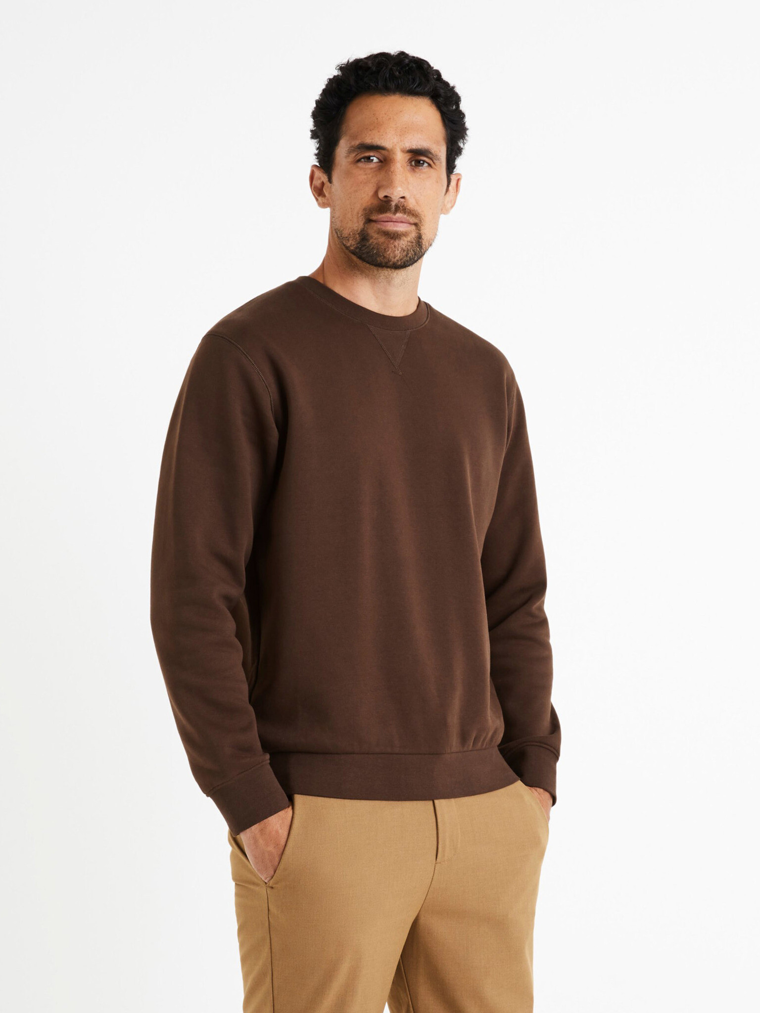 Celio Veseven Sweatshirt Kafyav - Pepit.bg