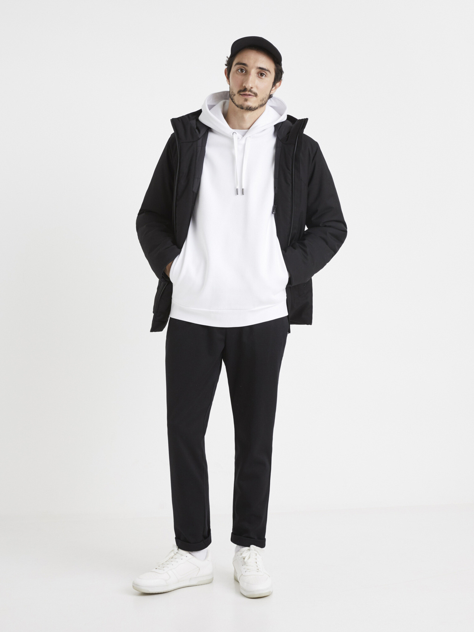 Celio Vesix Sweatshirt Byal - Pepit.bg