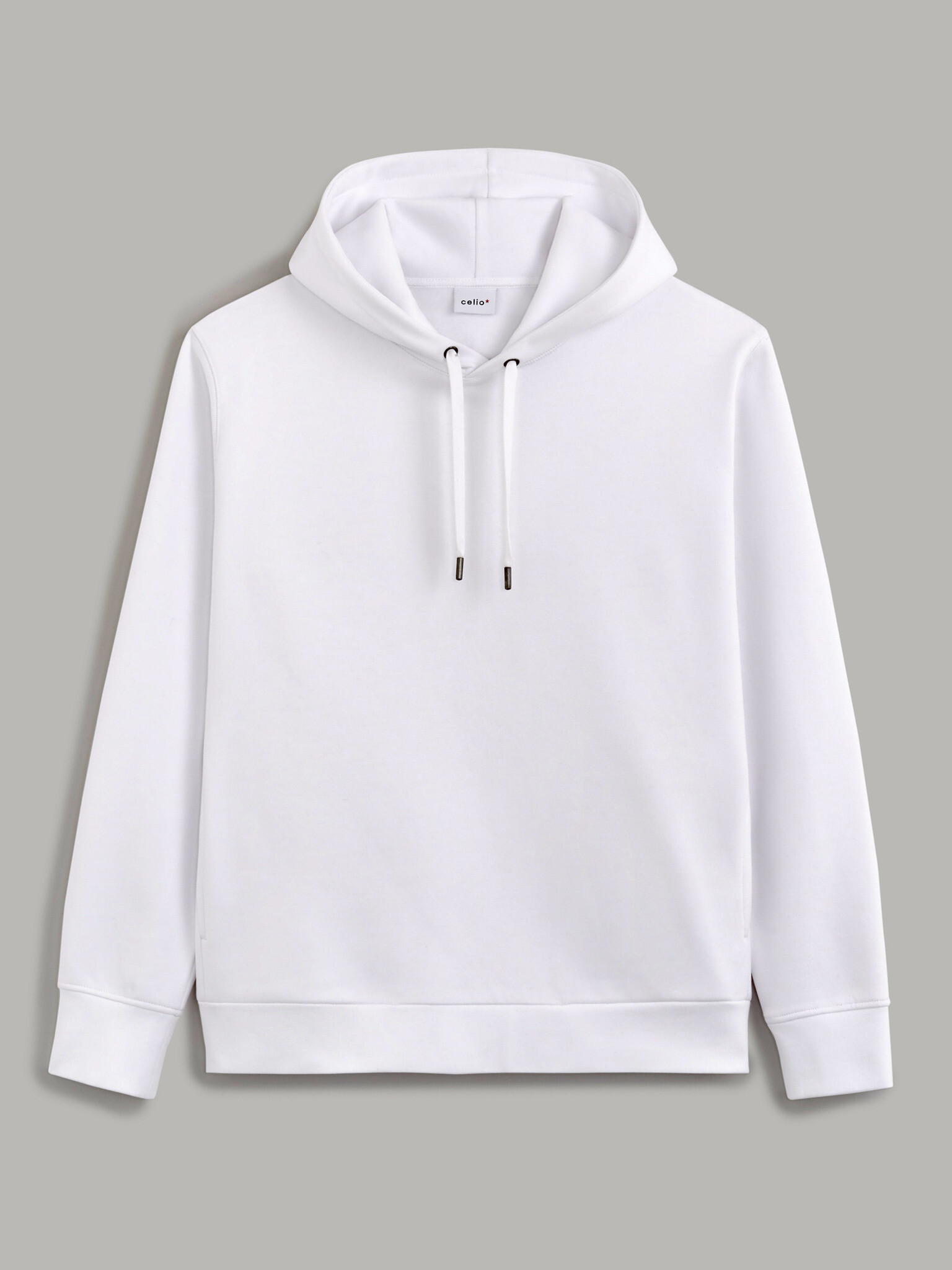 Celio Vesix Sweatshirt Byal - Pepit.bg