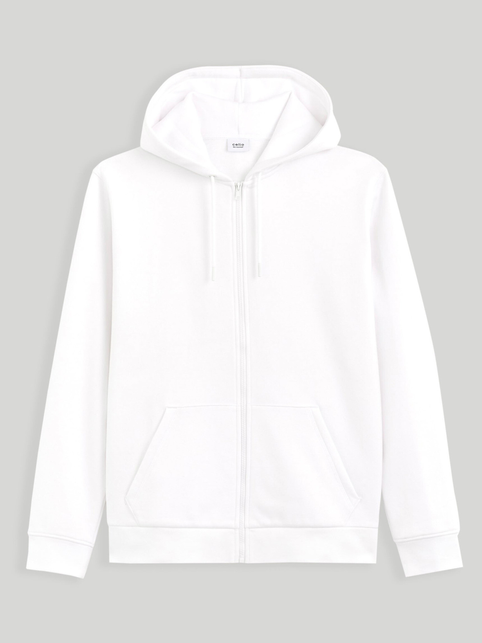 Celio Vethree Sweatshirt Byal - Pepit.bg