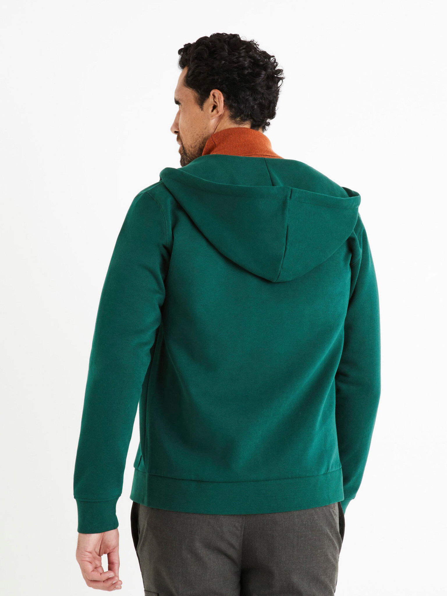 Celio Vethree Sweatshirt Zelen - Pepit.bg