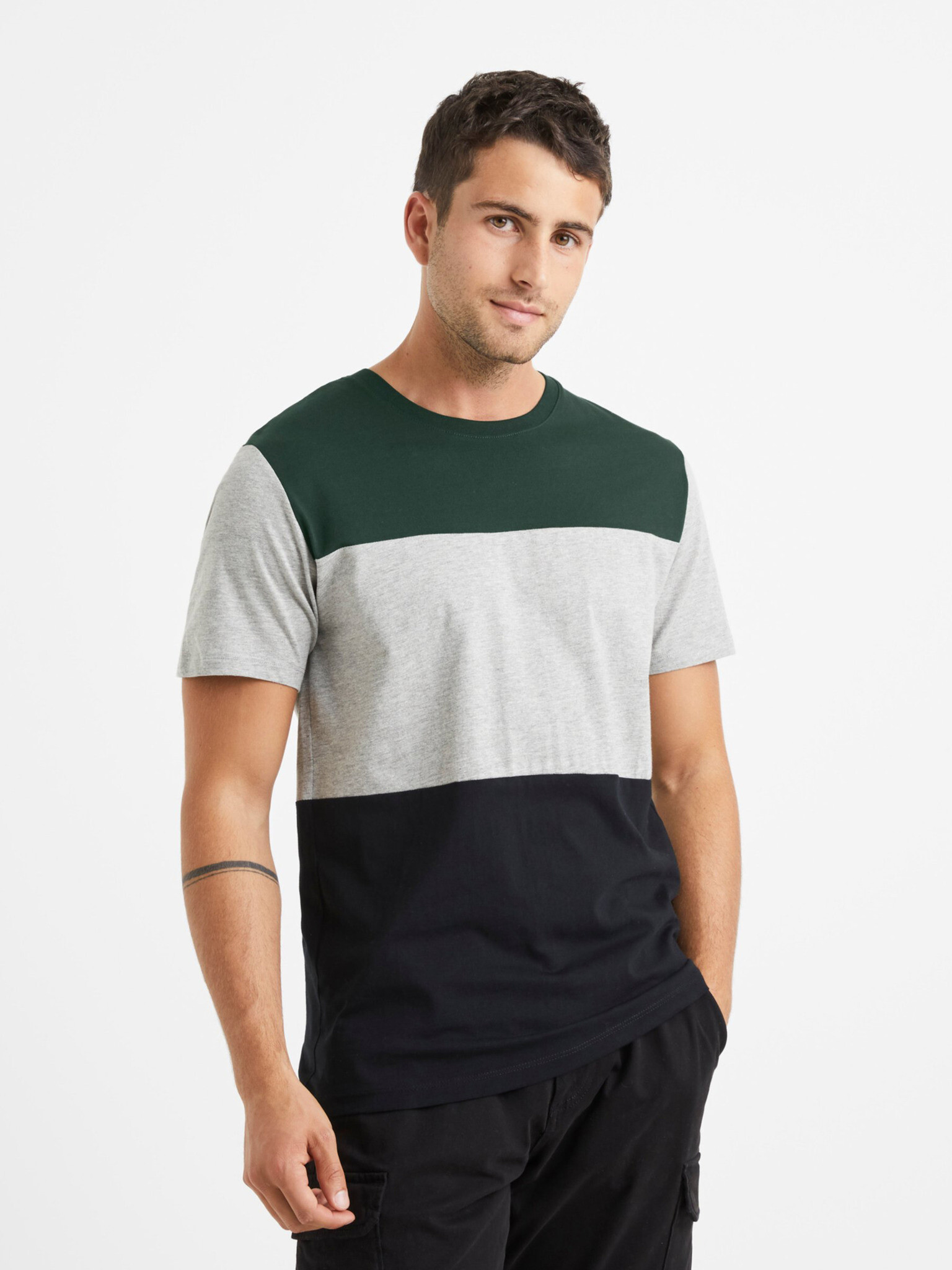 Celio Vetrois T-shirt Siv - Pepit.bg