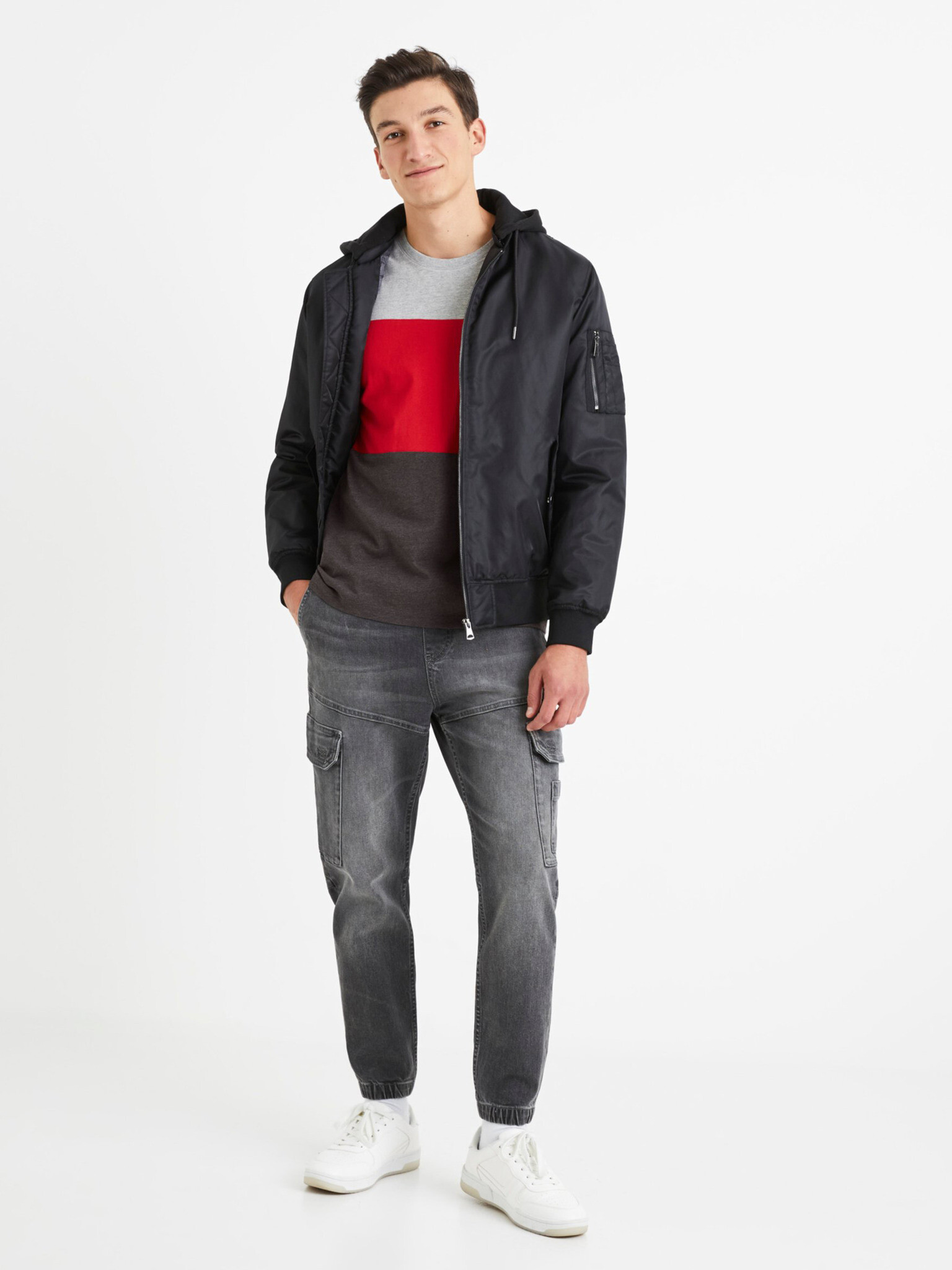 Celio Vetrois T-shirt Siv - Pepit.bg